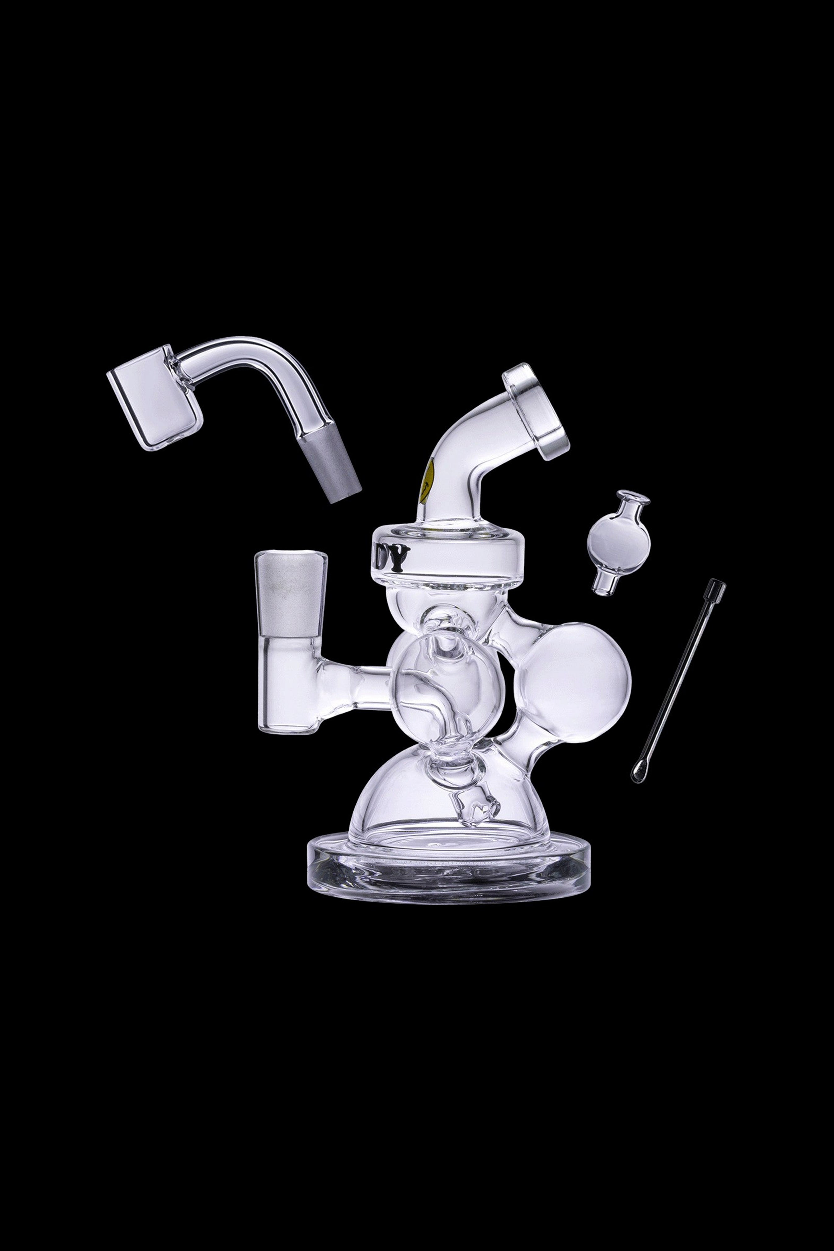 Goody Glass Atom Mini Dab Rig 4-Piece Kit