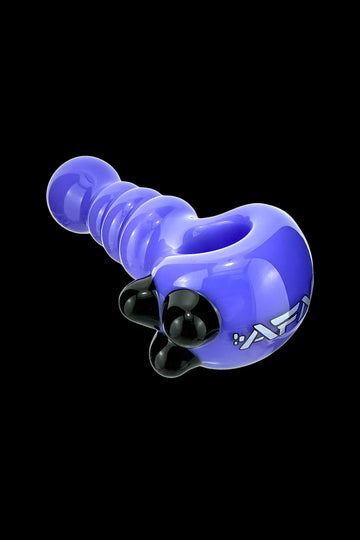 AFM Glass Three Point Color Hand Pipe - AFM Glass Three Point Color Hand Pipe
