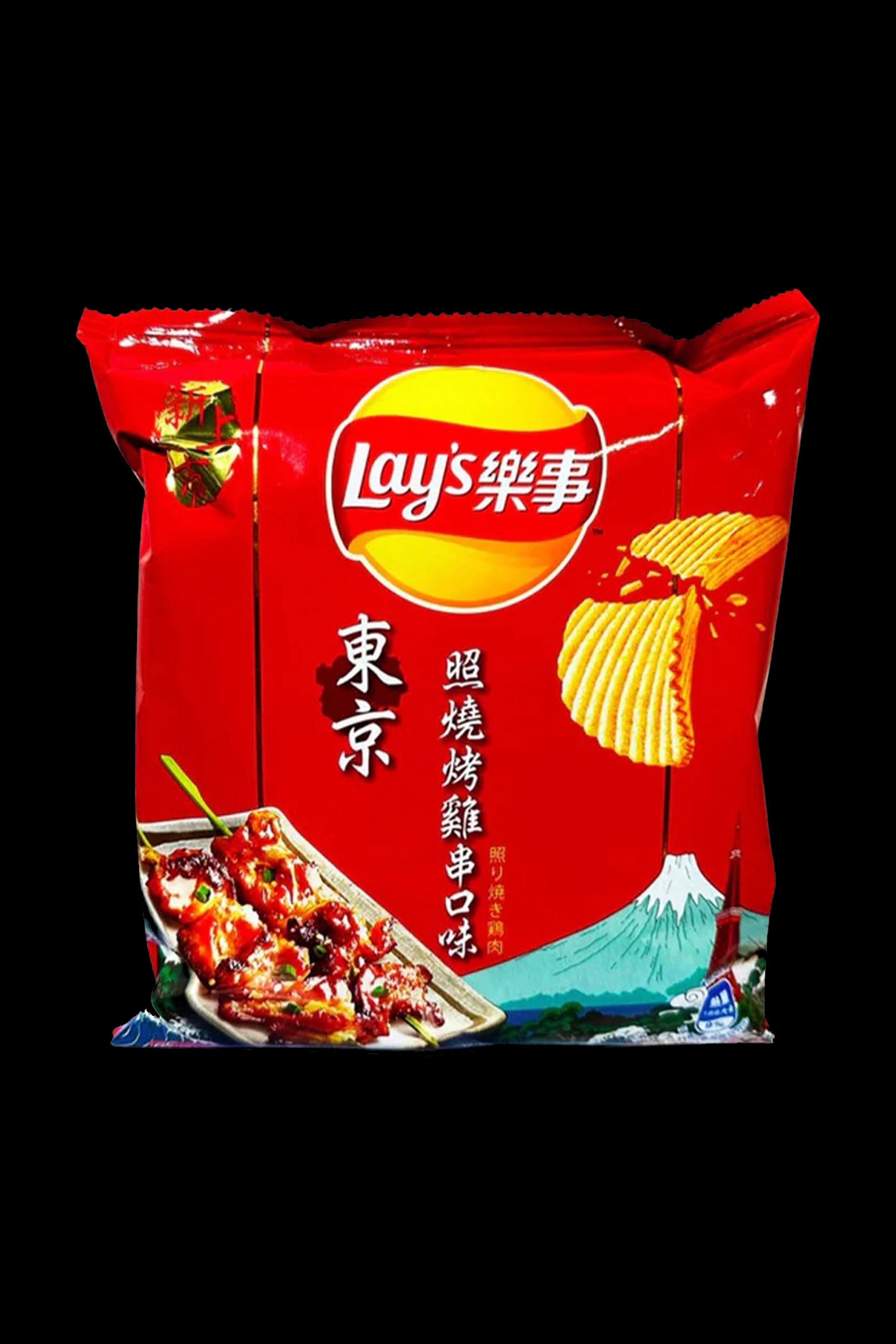 Pack of Lay's spicy crayfish flavored potato chips, often used as a humorous visual reference in cannabis culture.