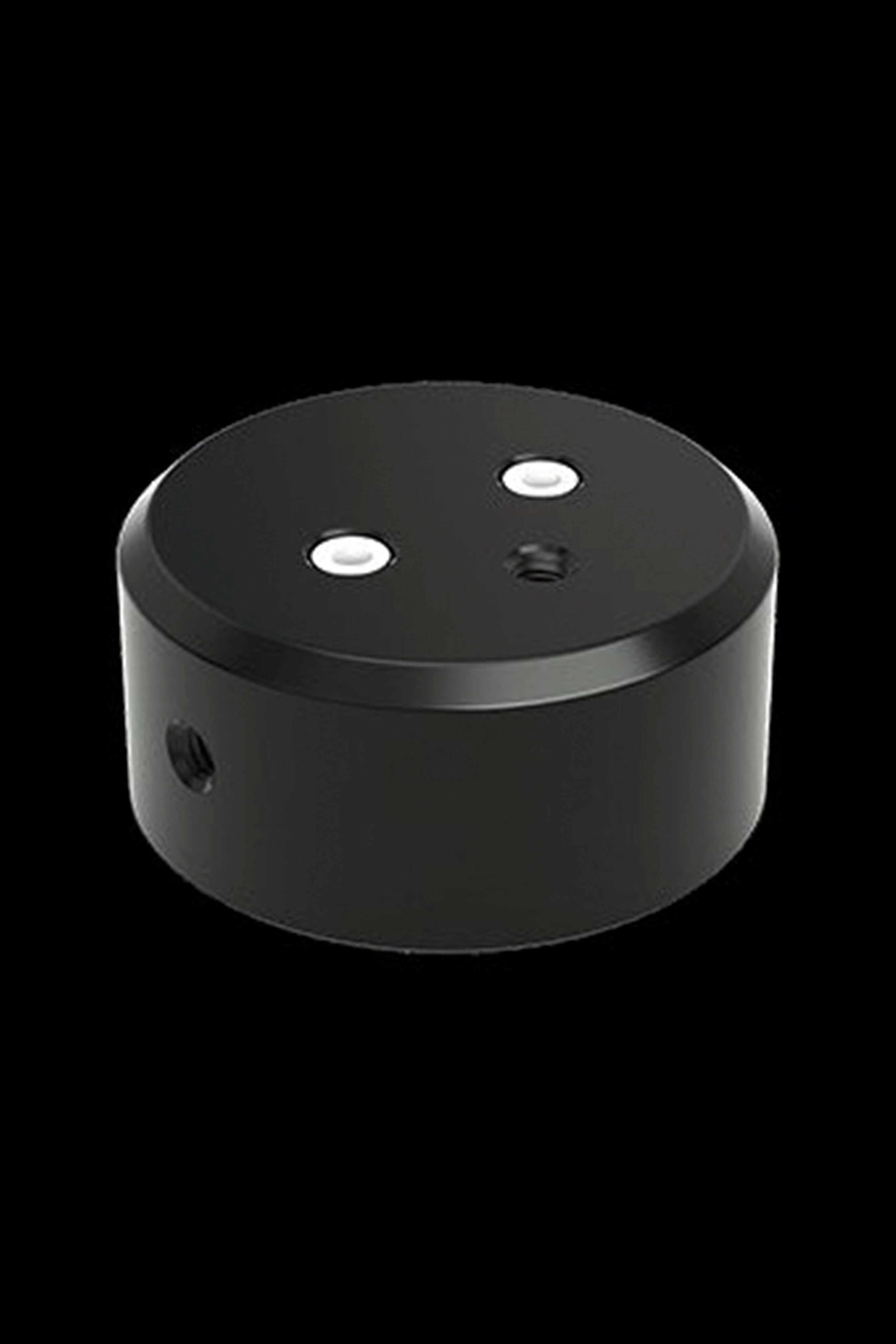 Black cannabis oil vape cartridge battery.