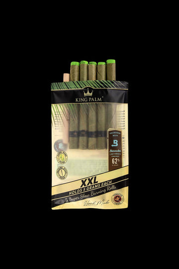King Palm XXL Natural Pre Roll Palm Leaf Tubes - 5 Pack - King Palm XXL Natural Pre Roll Palm Leaf Tubes - 5 Pack