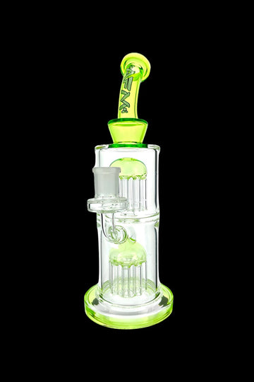 AFM Glass Double Tower Tree Colored Glass Water Pipe - AFM Glass Double Tower Tree Colored Glass Water Pipe