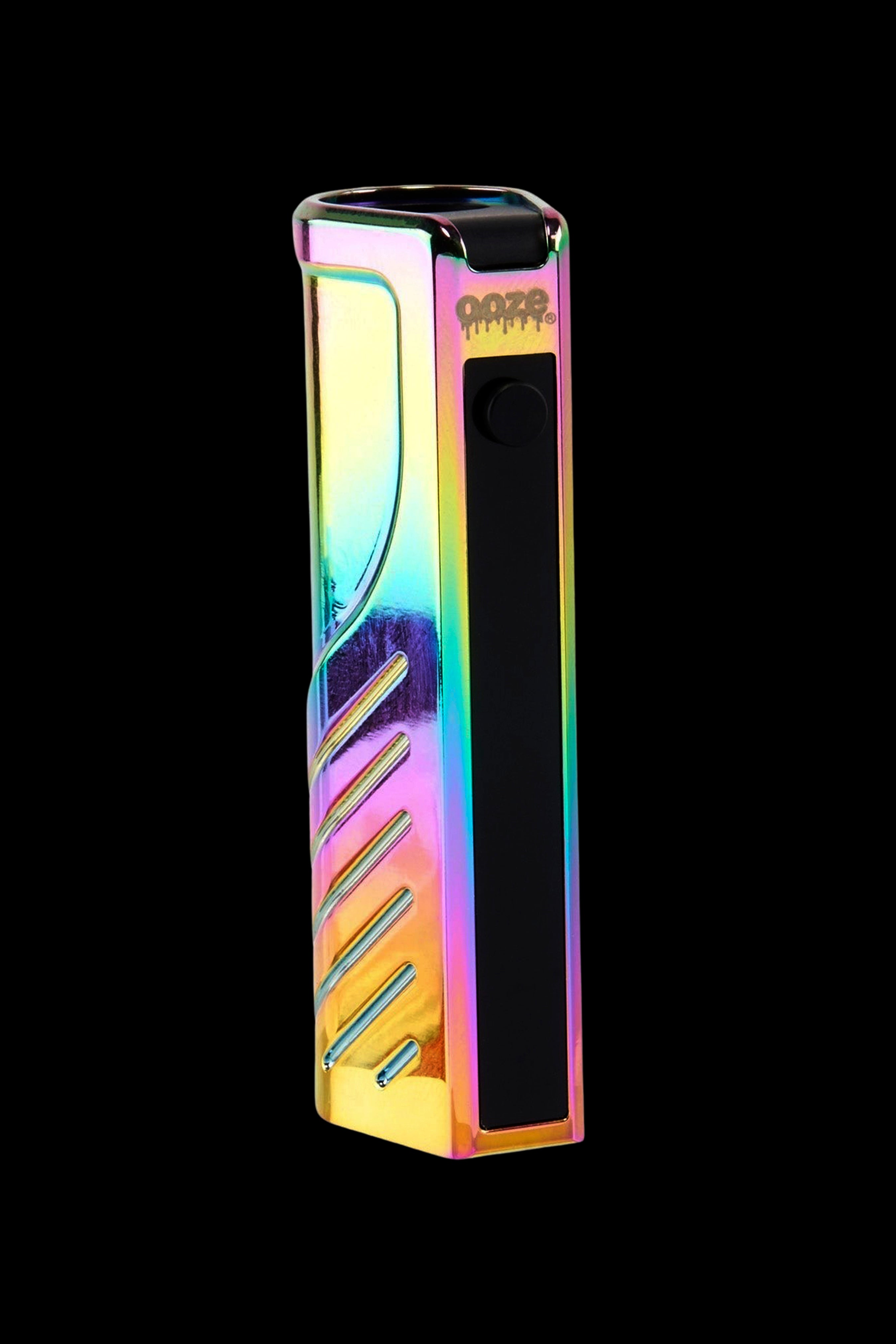 Iridescent butane lighter with vertical ridges, branded “Dopez.”