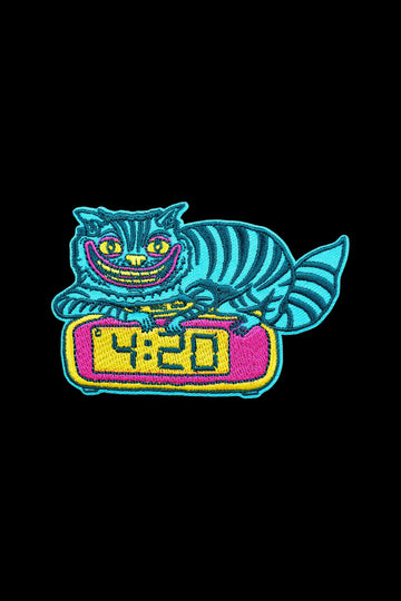 Killer Acid Embroidered Iron-On Patch - 420 Cat - Killer Acid Embroidered Iron-On Patch - 420 Cat