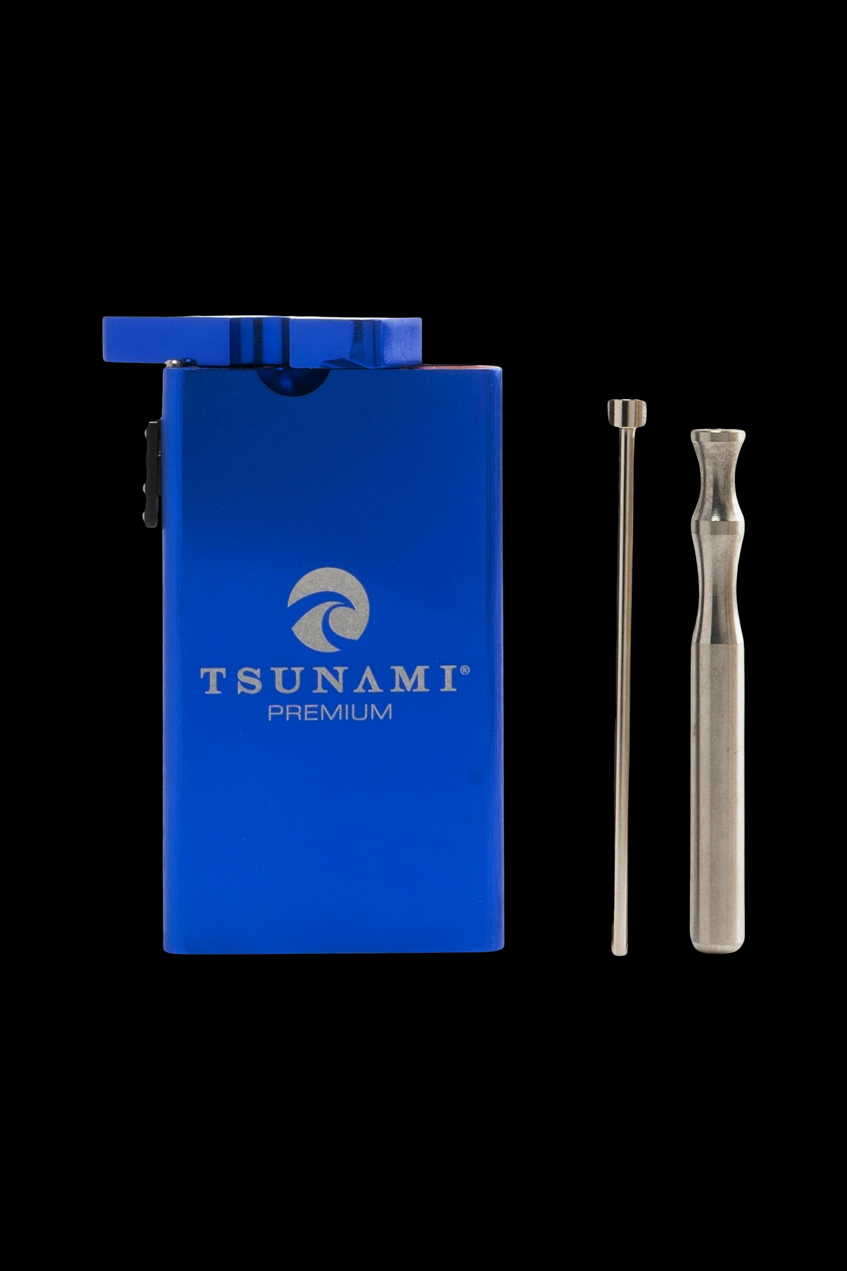 Blue Tsunami Premium dab tool kit with case and two metal dabbing tools.