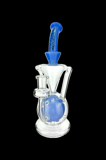 AFM Glass Magic Ball Clear Glass Recycler Water Pipe - AFM Glass Magic Ball Clear Glass Recycler Water Pipe