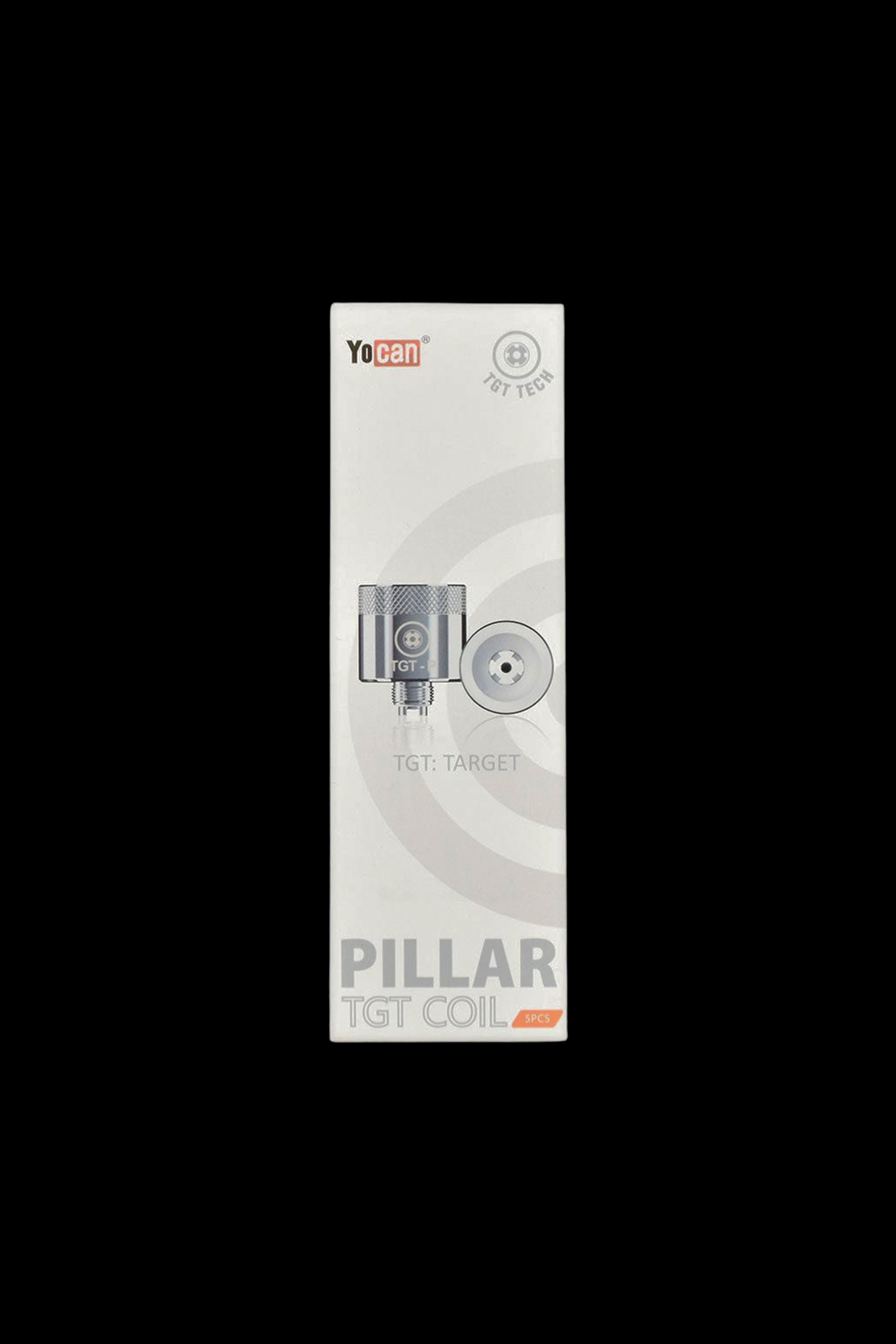Yocan Pillar TGT Coil replacement pack packaging.