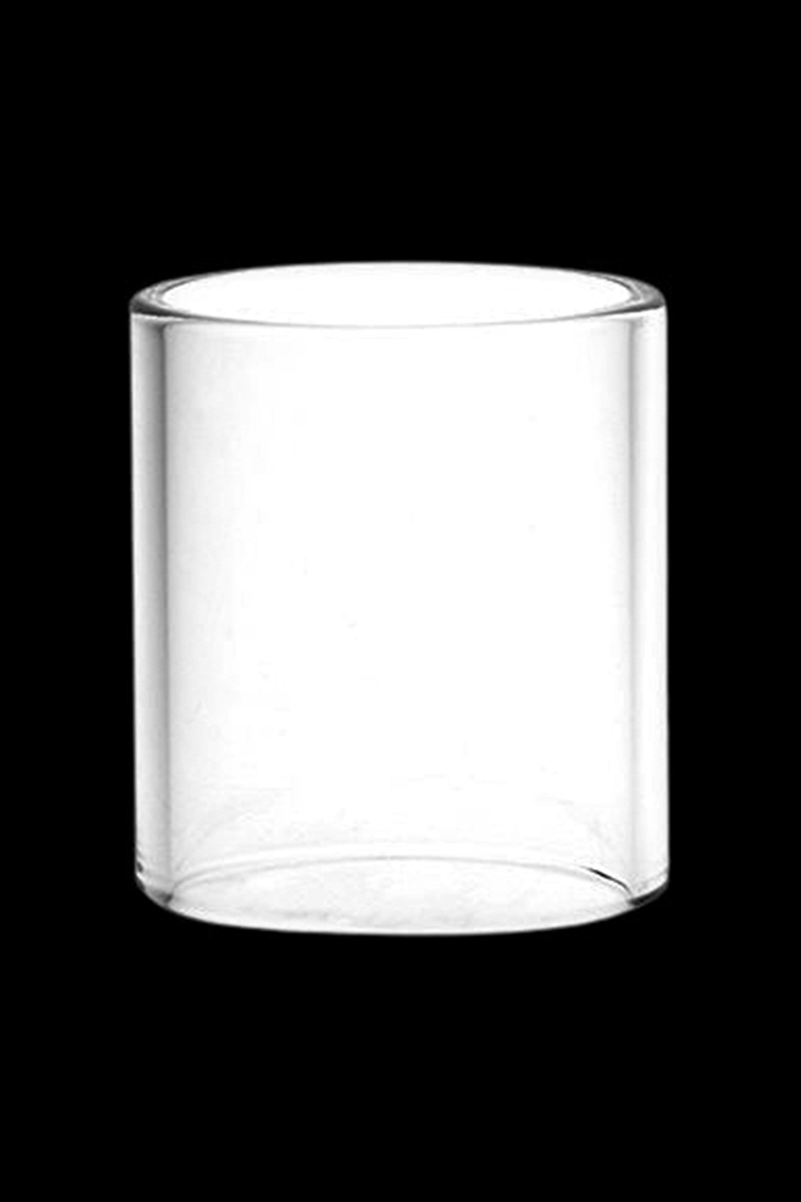 Clear glass bubbler or water pipe chamber.