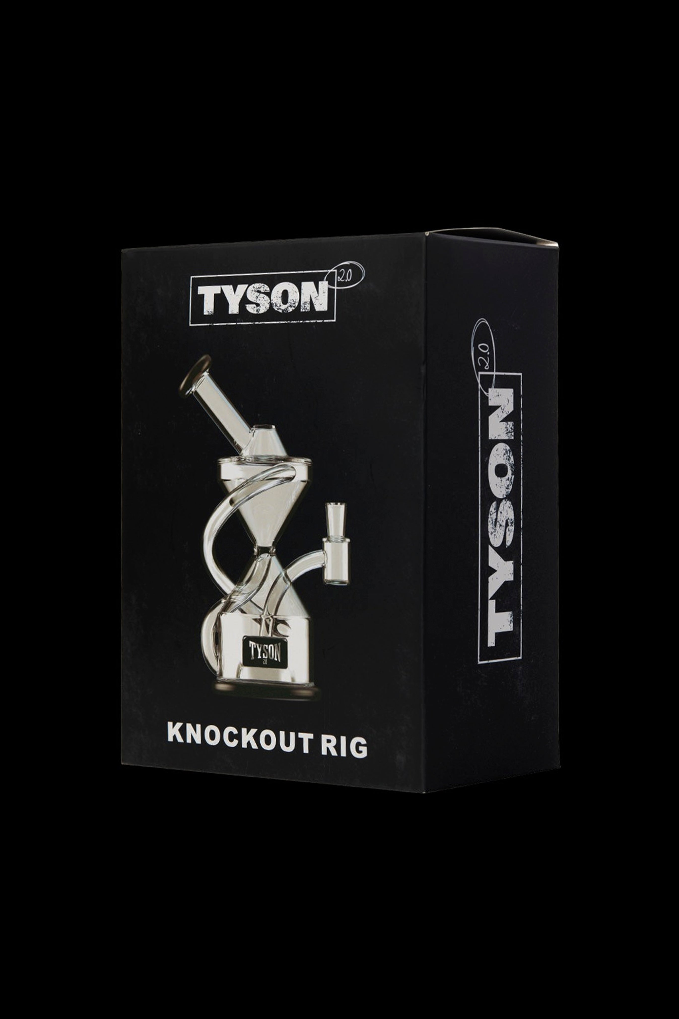 Packaging for Tyson 2.0 Knockout Rig, a cannabis water pipe.