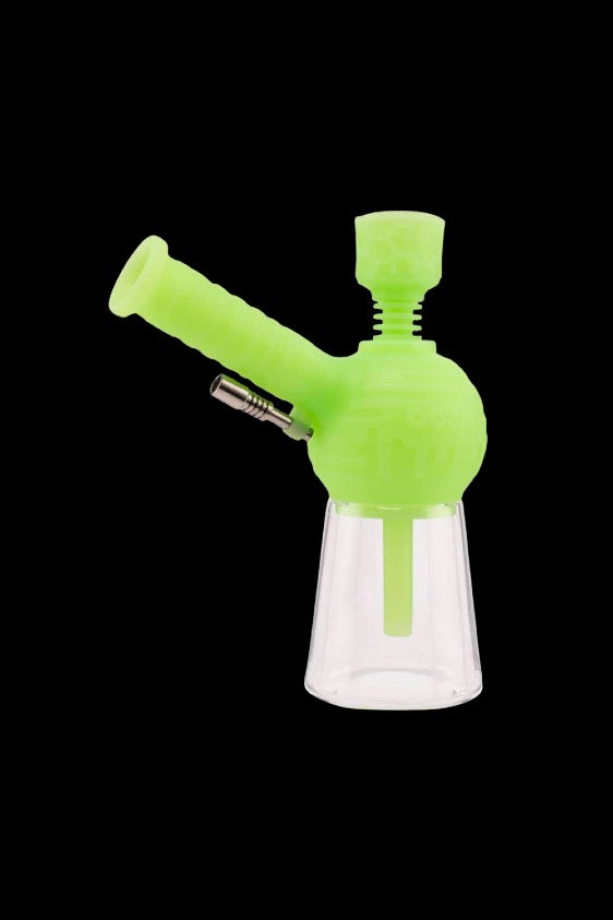 Ooze Blaster Silicone Glass 4-in-1 Hybrid Bong and Dab Straw