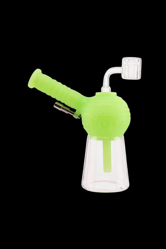 Ooze Blaster Silicone Glass 4-in-1 Hybrid Bong and Dab Straw