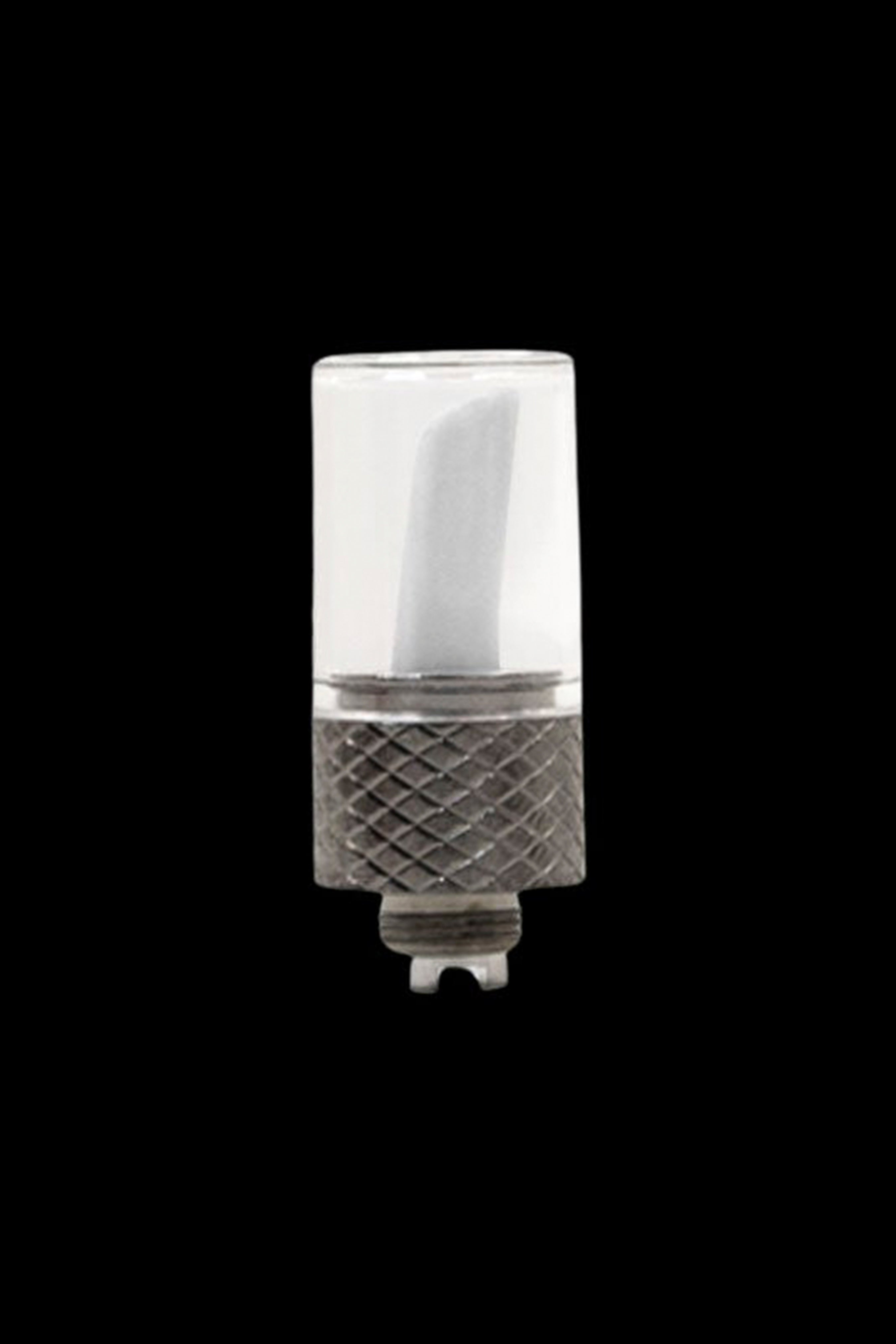 Quartz banger for vaporizing cannabis concentrates.