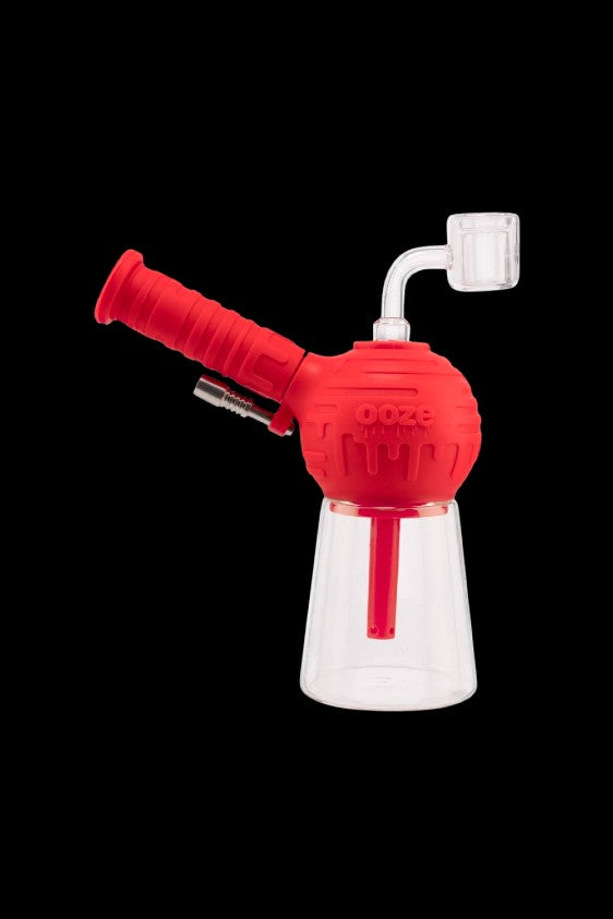 Ooze Blaster Silicone Glass 4-in-1 Hybrid Bong and Dab Straw
