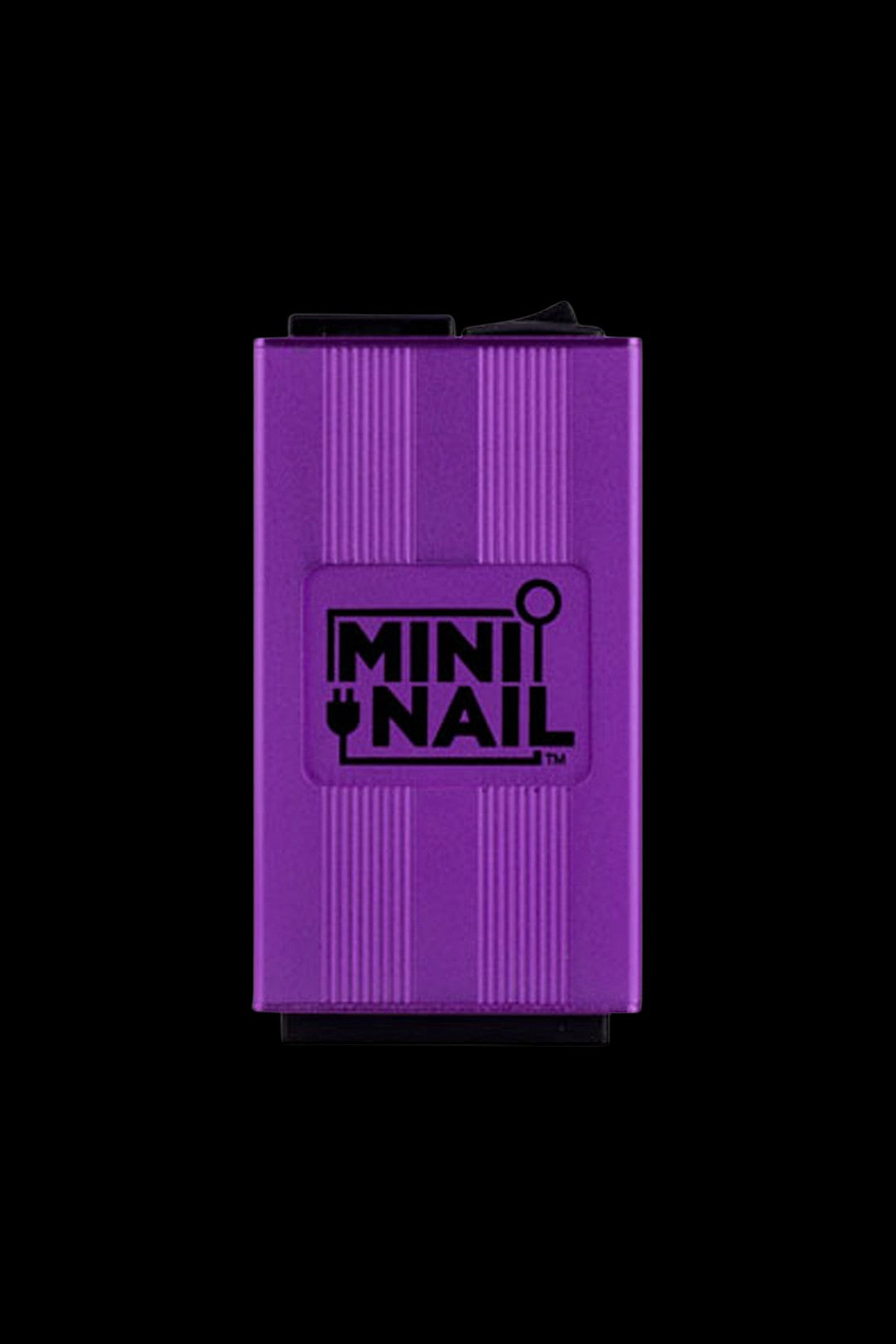 Purple Mini Nail cannabis concentrate container.