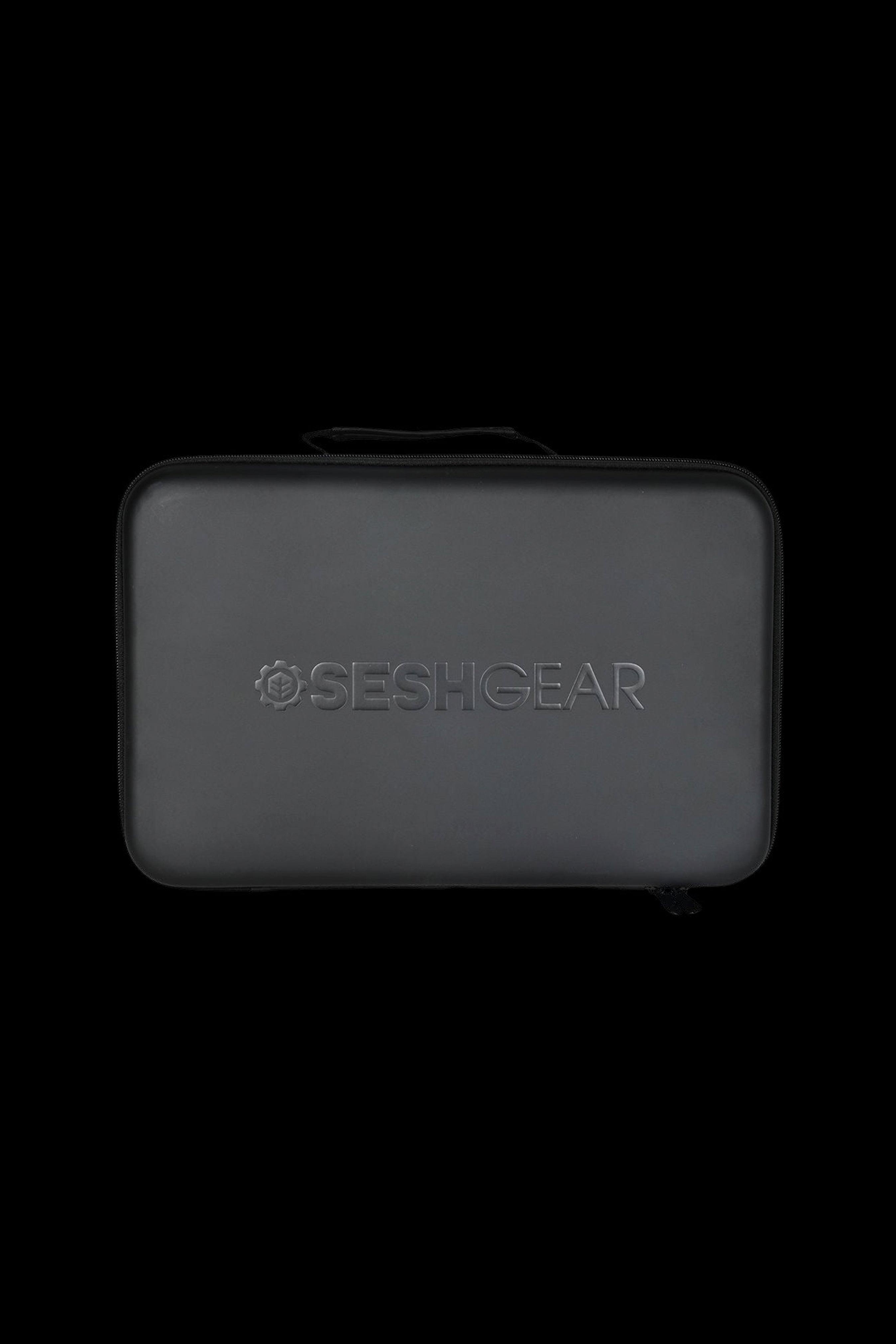 Black SesheGear carrying case for cannabis accessories.