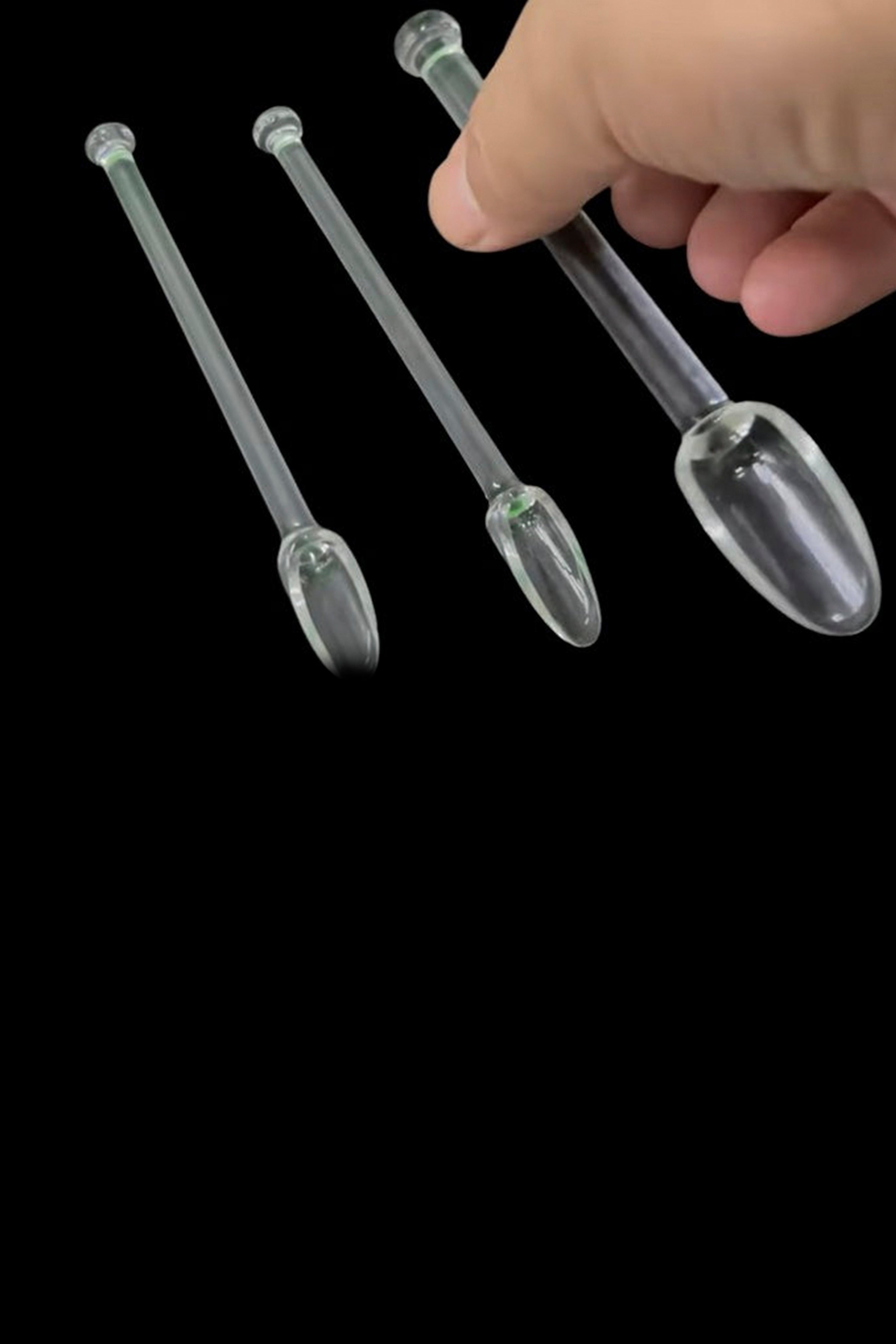 The Stash Shack Glass Scoop and Tamp Tool