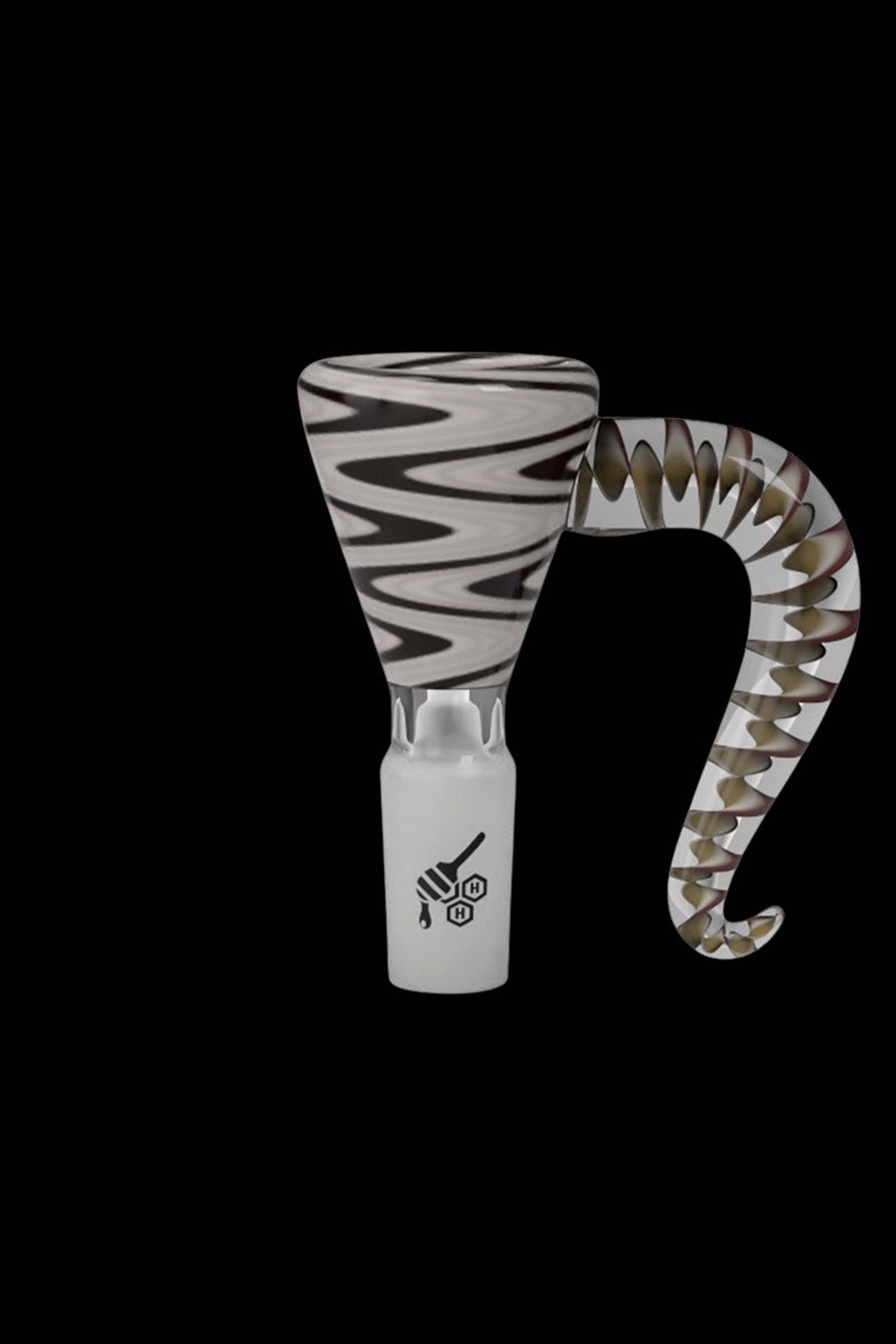 Honeybee Herb Swirl Martini With Horn Pull Flower Bowl