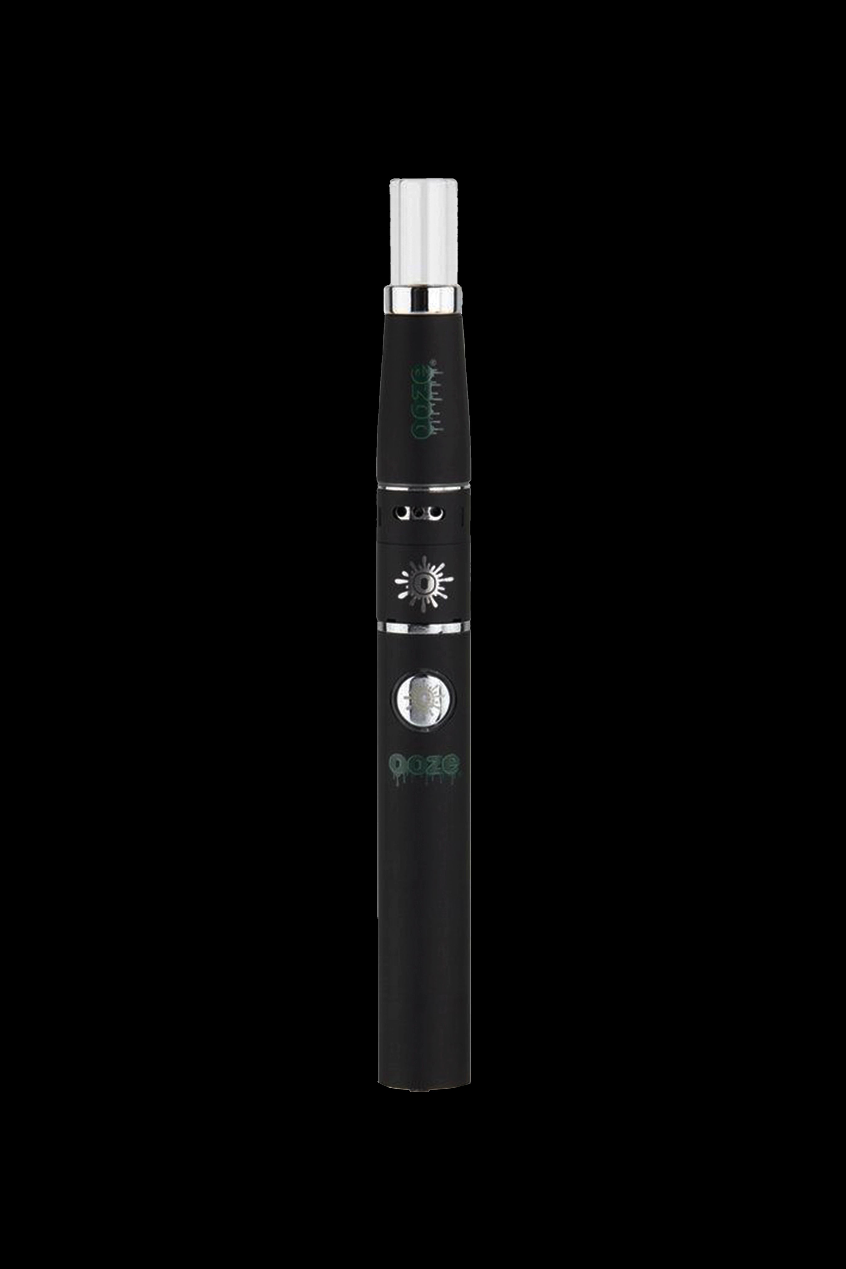 Black Yocan Evolve Plus XL vape pen with a digital display.