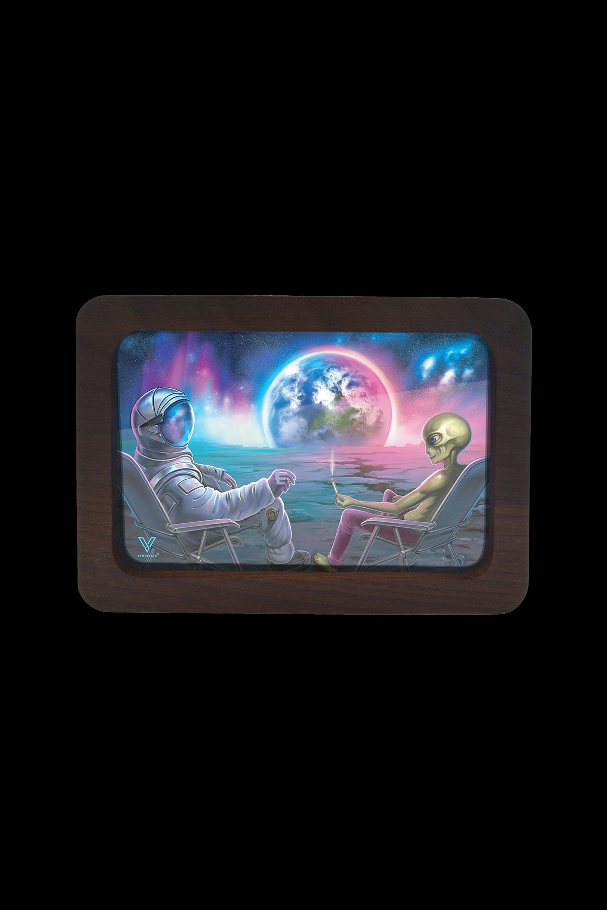 V Syndicate 3D High-Def Wood Rollin' Tray