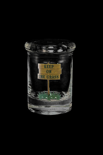 1/2oz Keep On The Grass Glass Jar By Cannaline