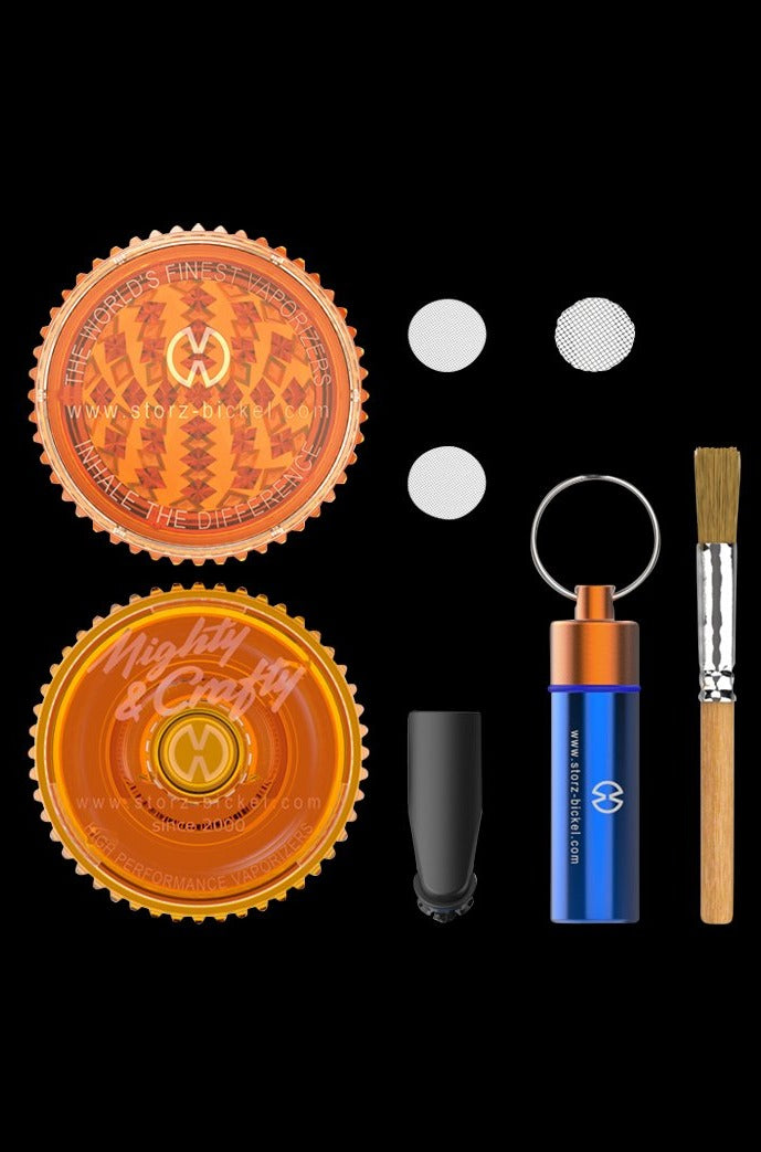 Front view of the Storz & Bickel Side Kit, showing the black components against a plain white background.