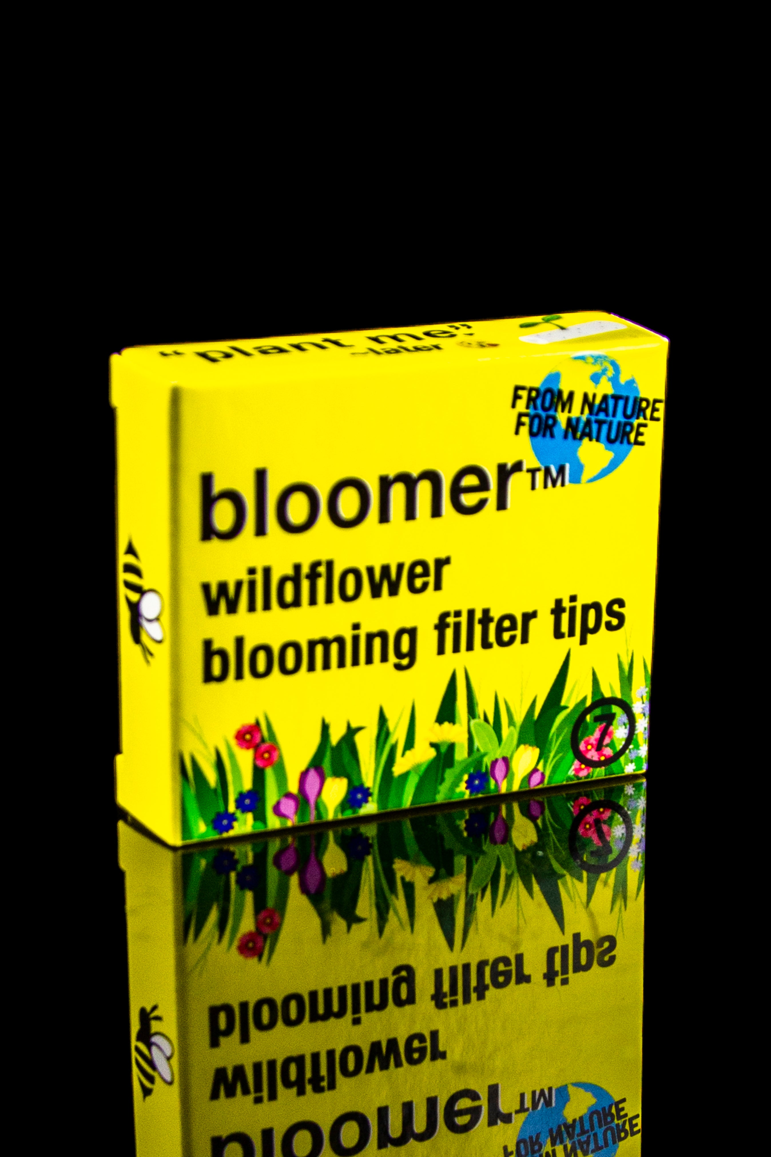 Pack of “Bloomer” wildflower-themed rolling filter tips.
