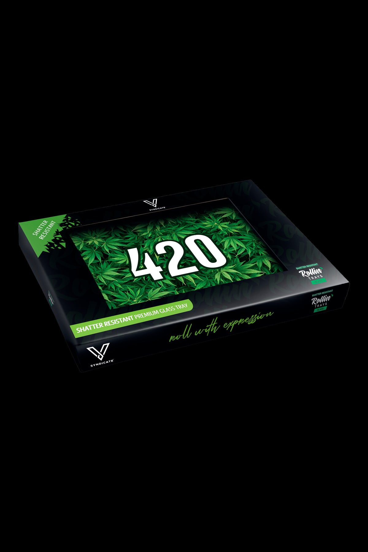 V Syndicate Glass Rolling Tray