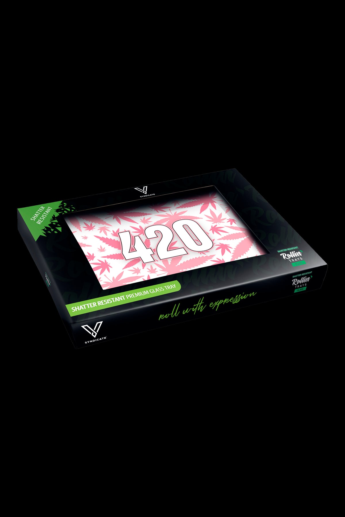 V Syndicate Glass Rolling Tray
