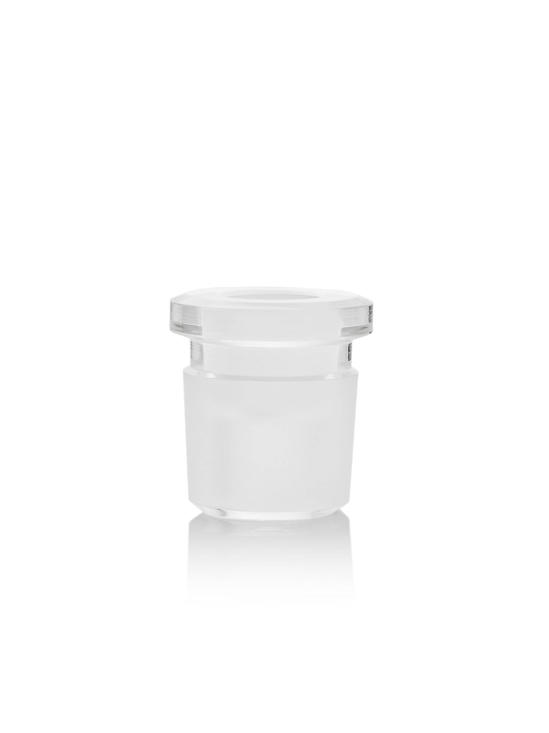 White silicone storage container with airtight lid.