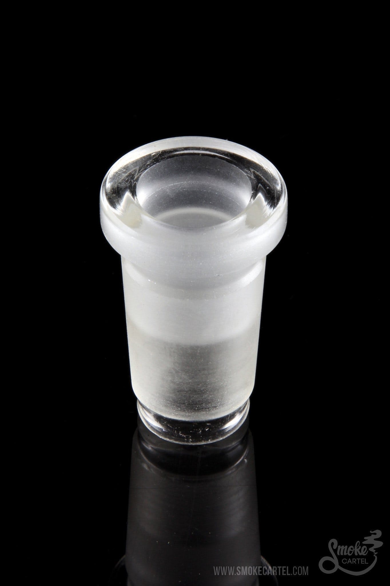 18.8mm Male - 14.5mm Female - Sleek And Simple Male To Female Adapter - Smoke Cartel -