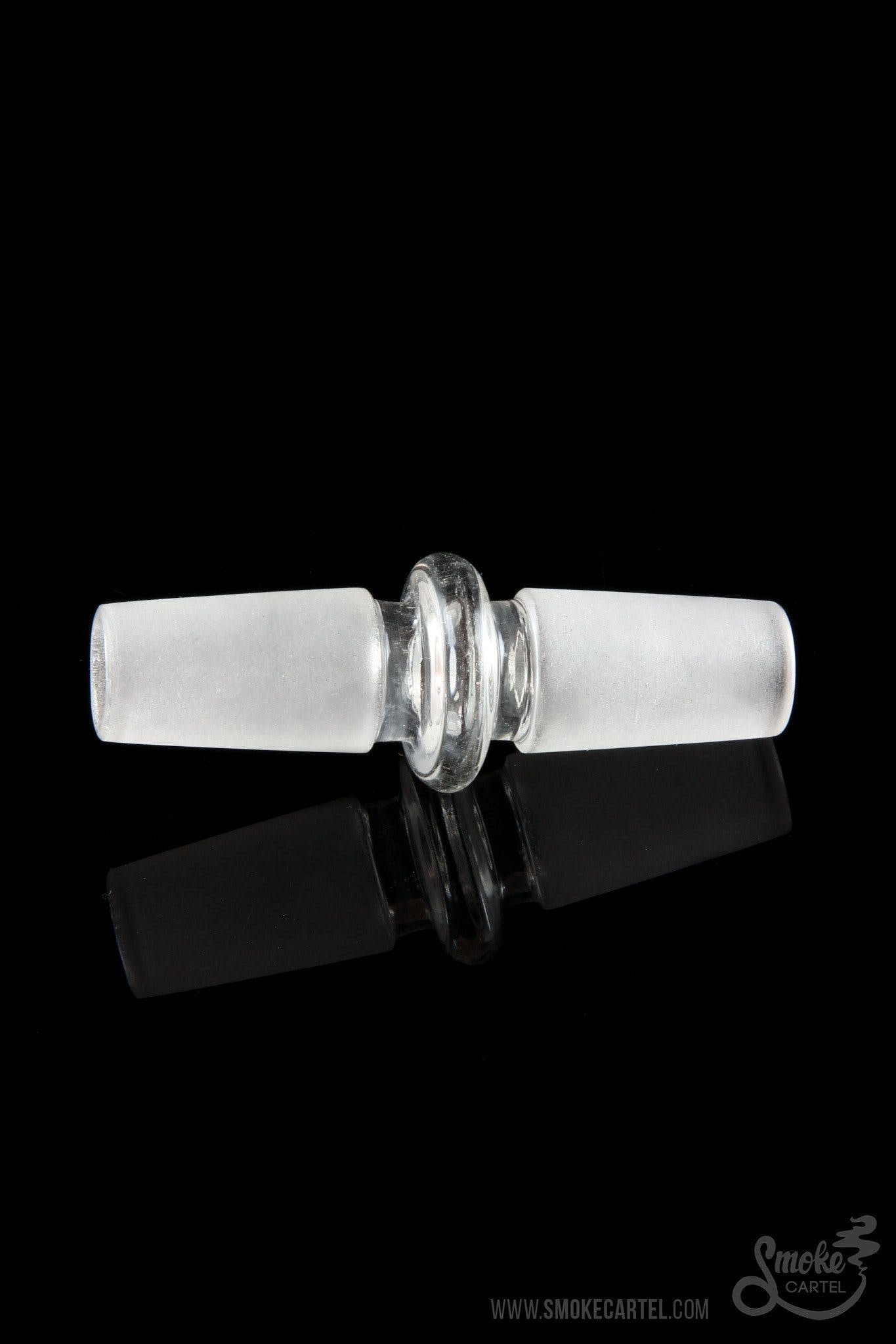 14.5mm-18.8mm - Sleek And Simple Male To Male Adapter - Smoke Cartel -