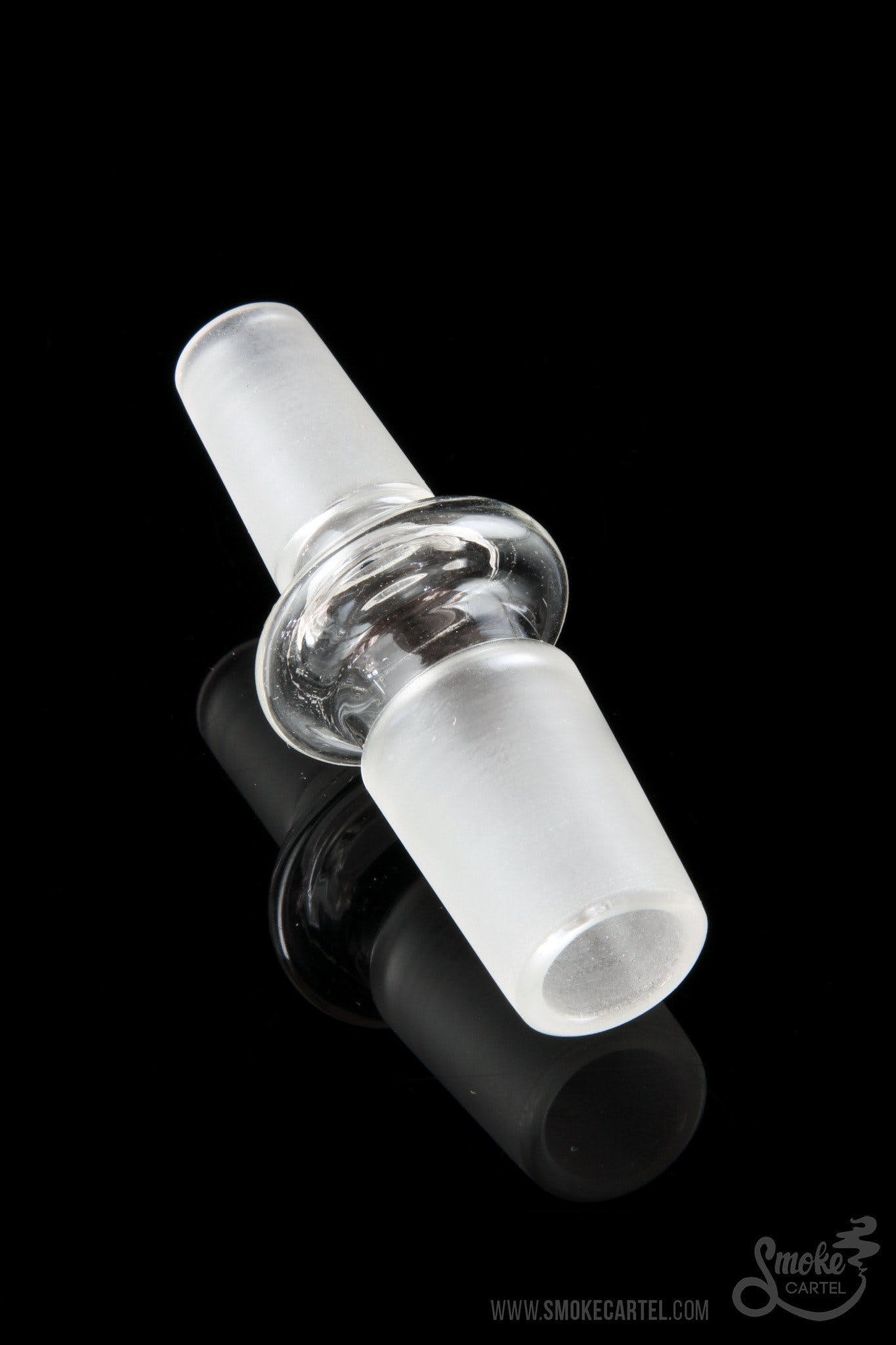14.5mm-18.8mm - Sleek And Simple Male To Male Adapter - Smoke Cartel -