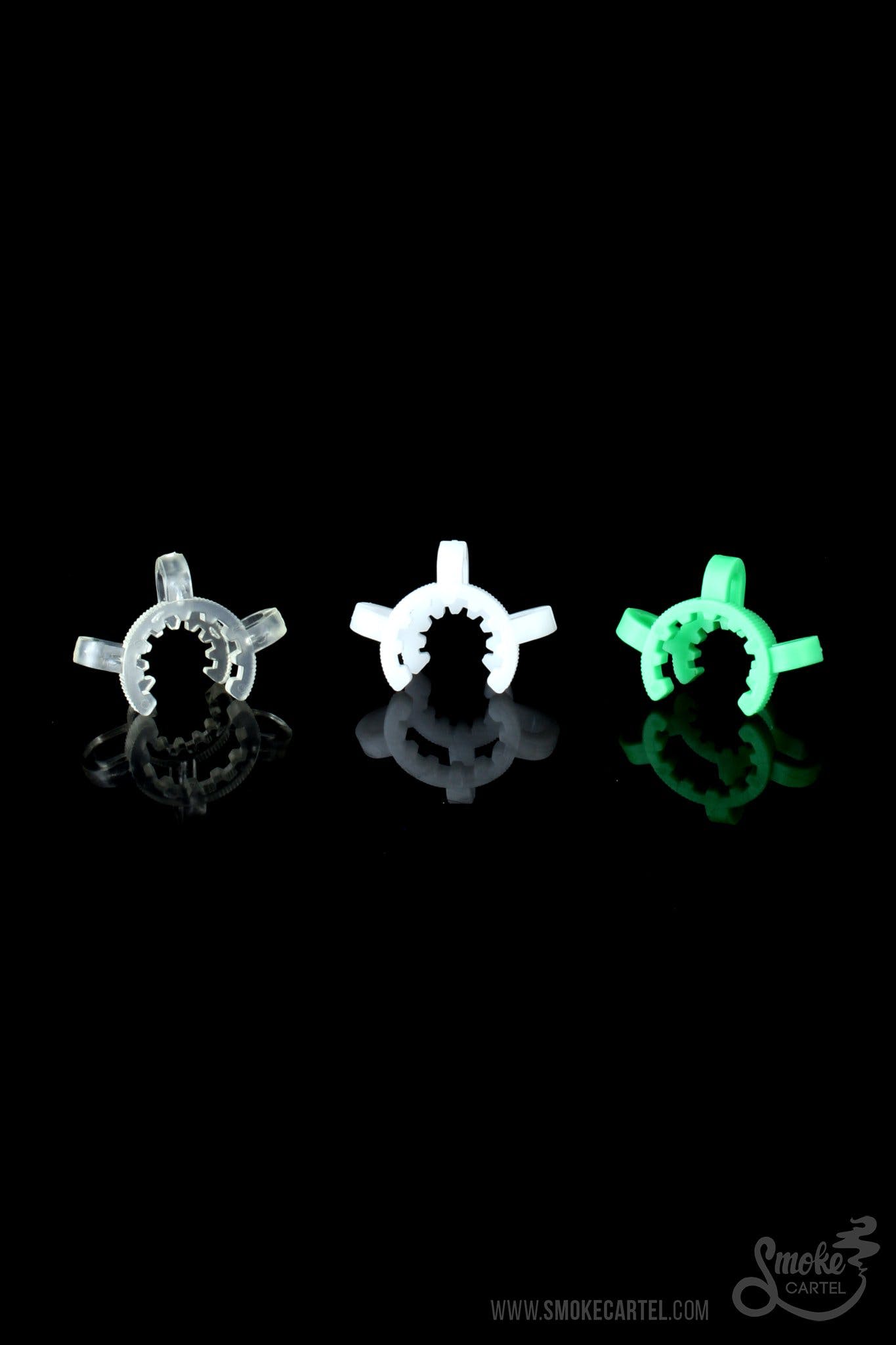 Blue / 18.8mm - Plastic Keck Clip for Glass on Glass Joints - Smoke Cartel -