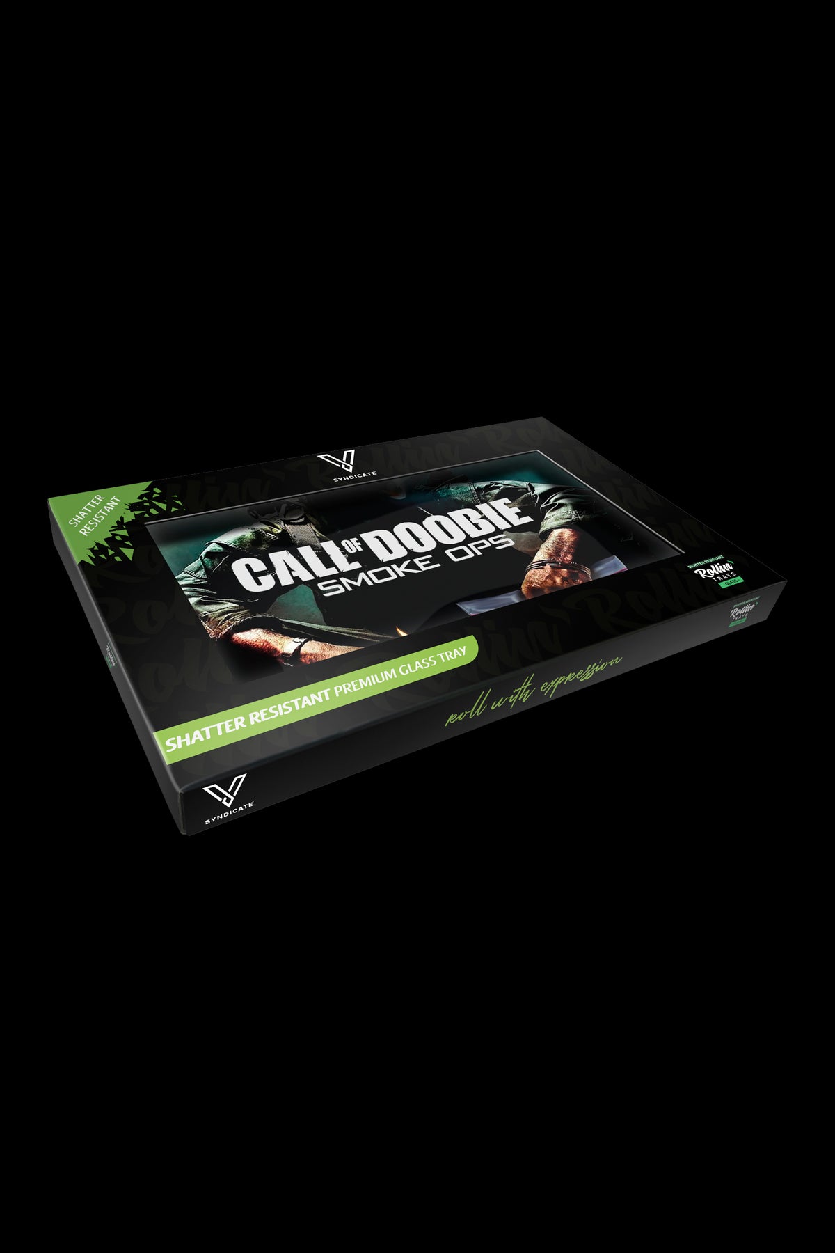 V Syndicate Glass Rolling Tray
