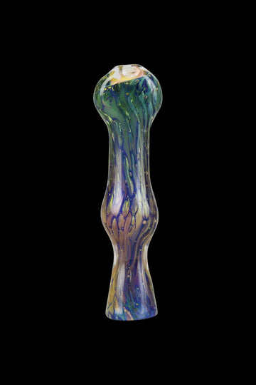 Double Glass Fumed Chillum Pipe