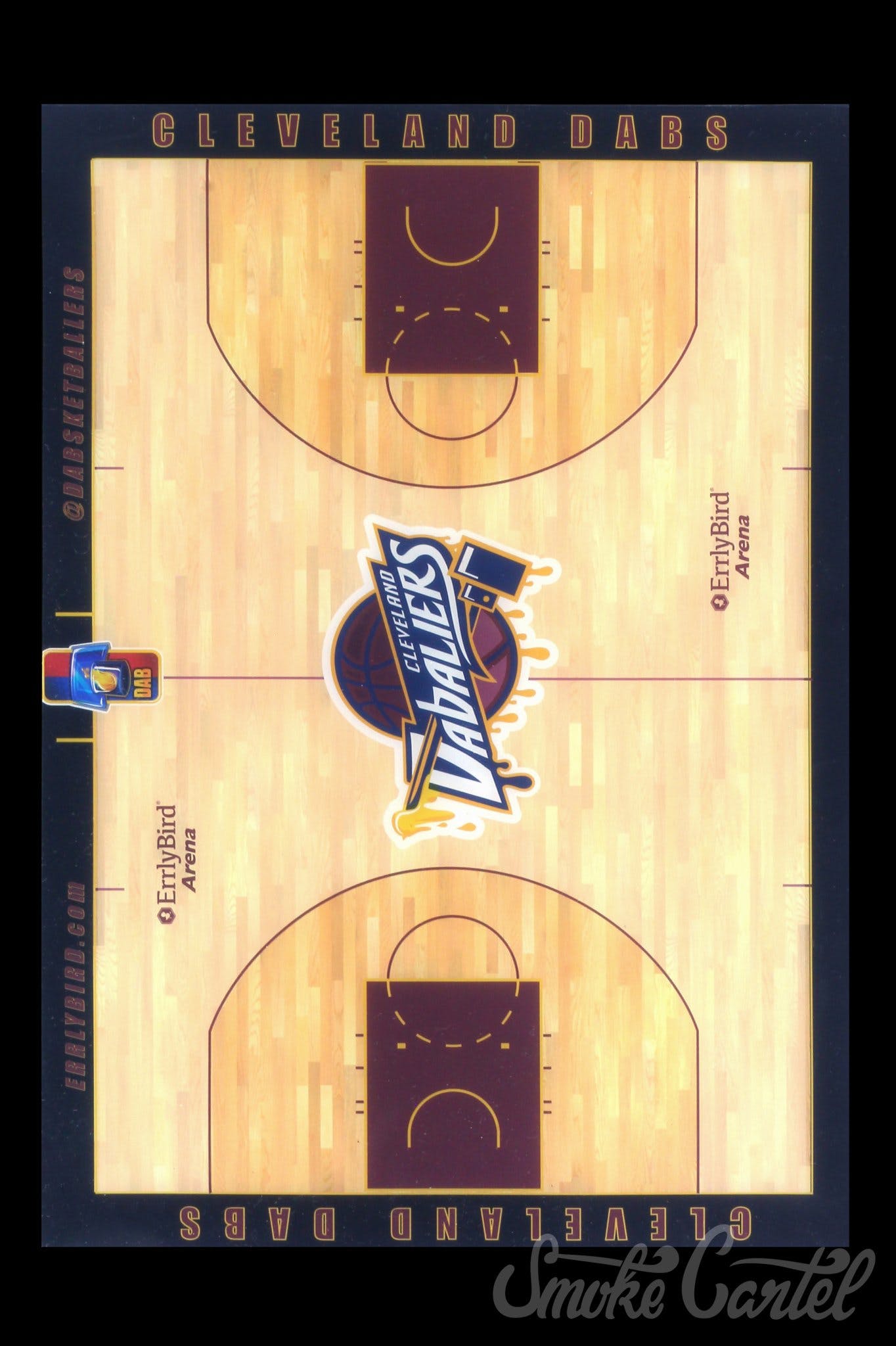 Cleveland Dabaliers - ErrlyBird Basketball Silicone Mat - ErrlyBird -