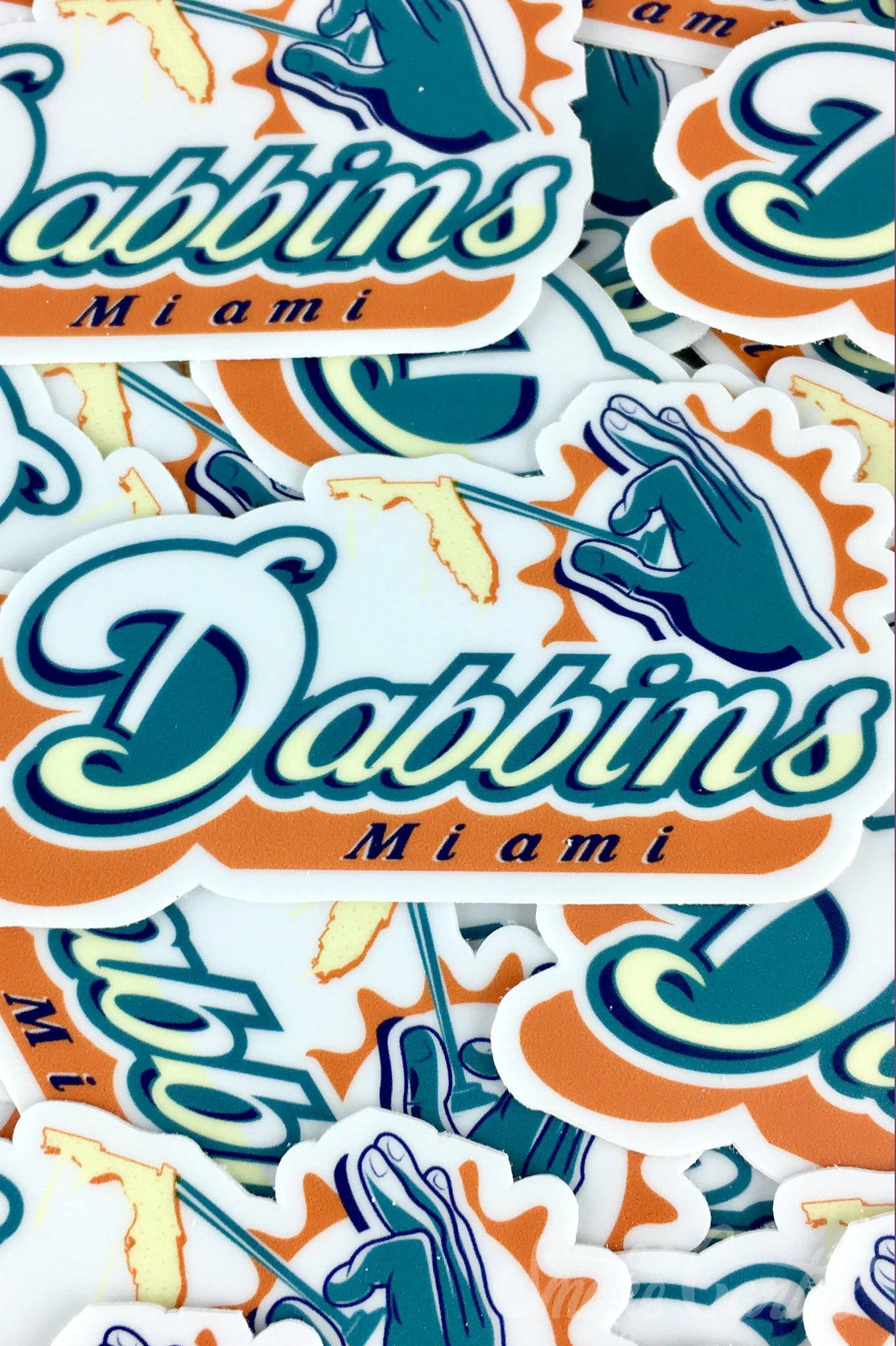 Miami Dabbins - ErrlyBird Football Sticker - ErrlyBird -