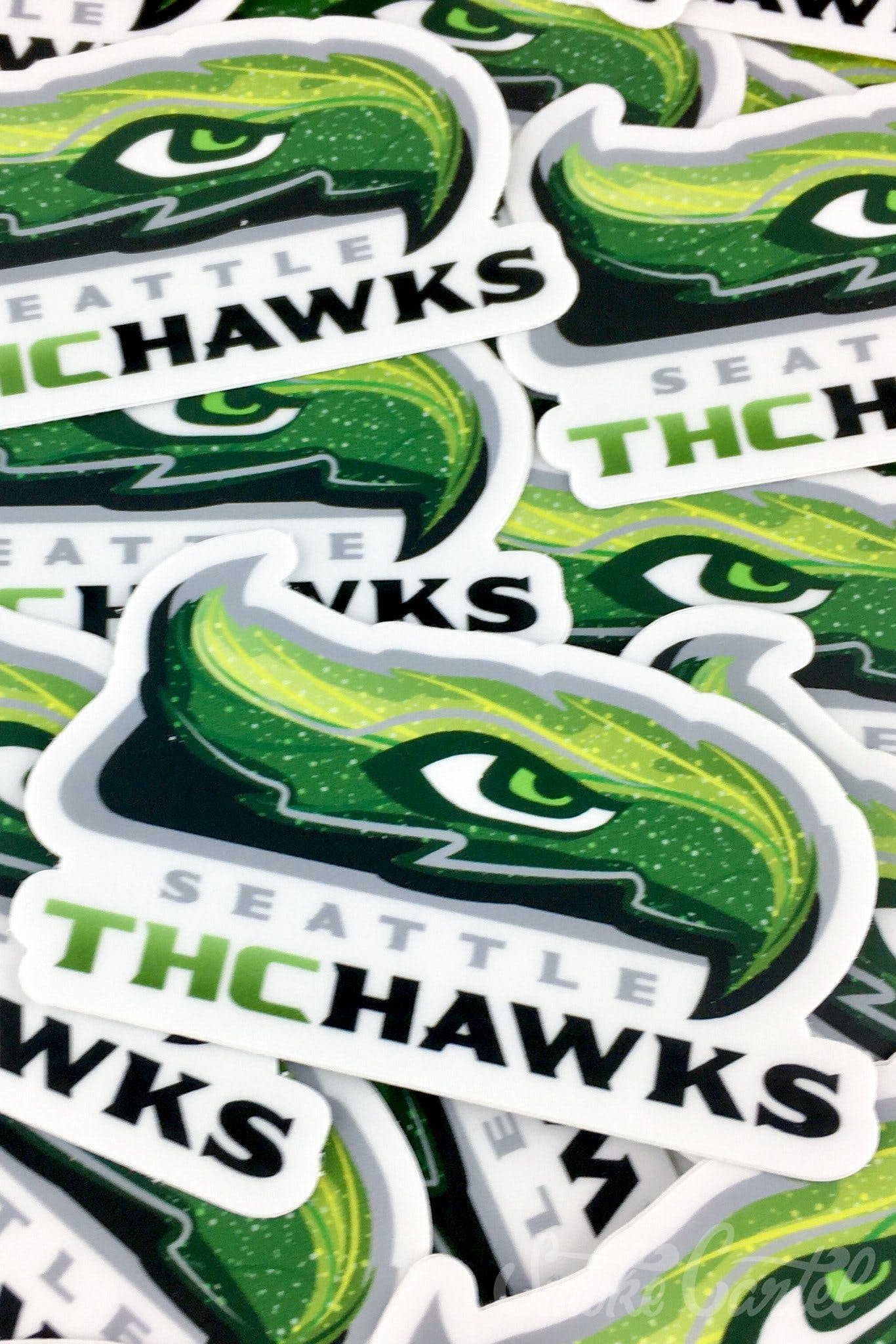Seattle THCHawks - ErrlyBird Football Sticker - ErrlyBird -