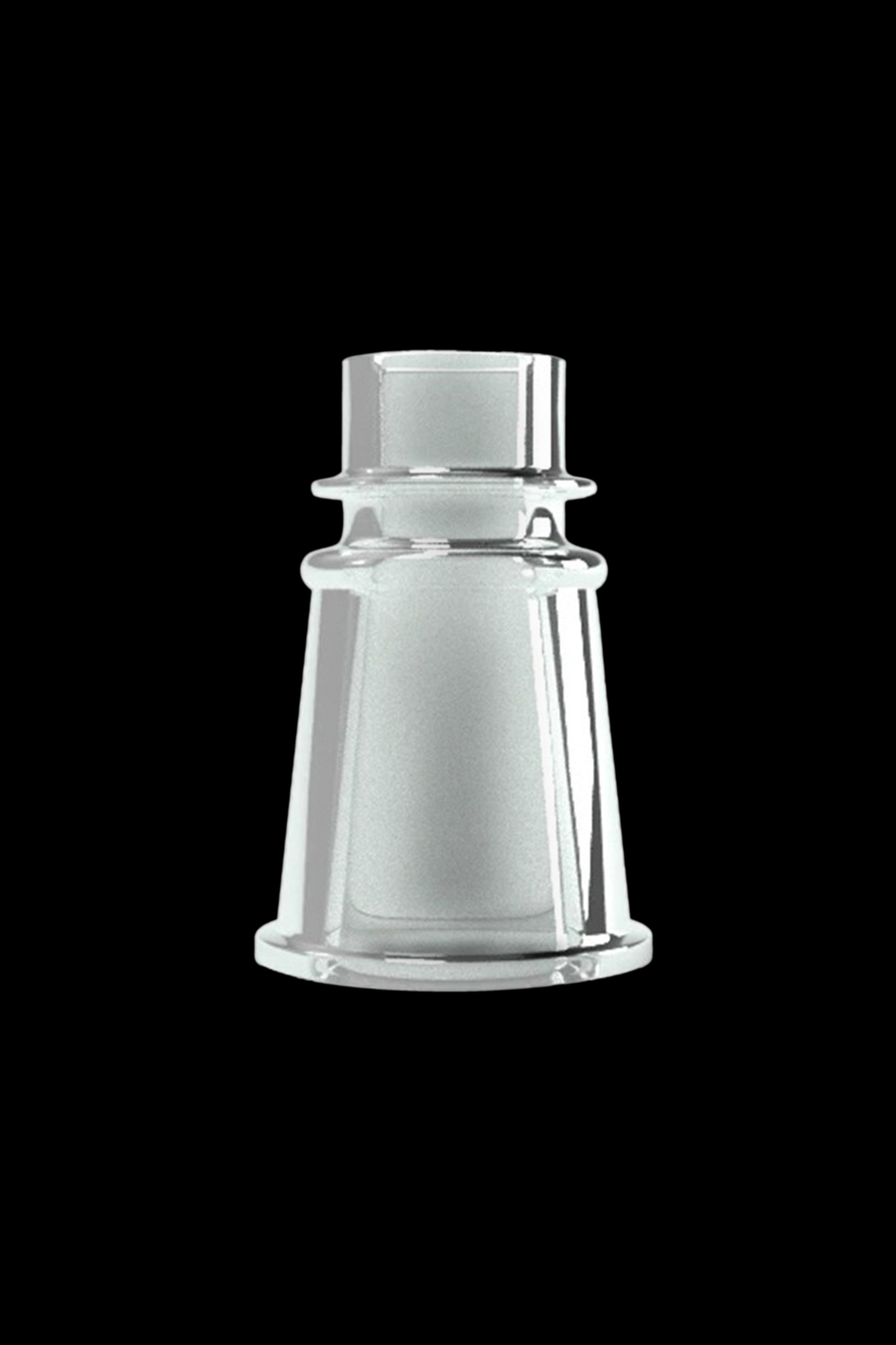 Clear glass dab nail for cannabis concentrates.