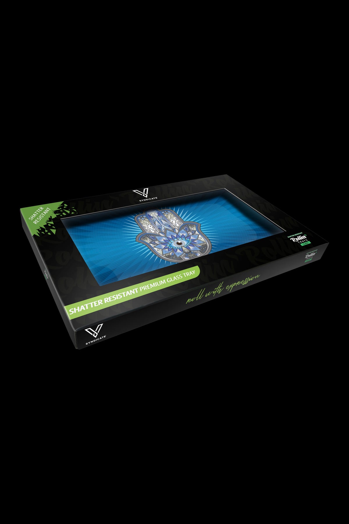 V Syndicate Glass Rolling Tray