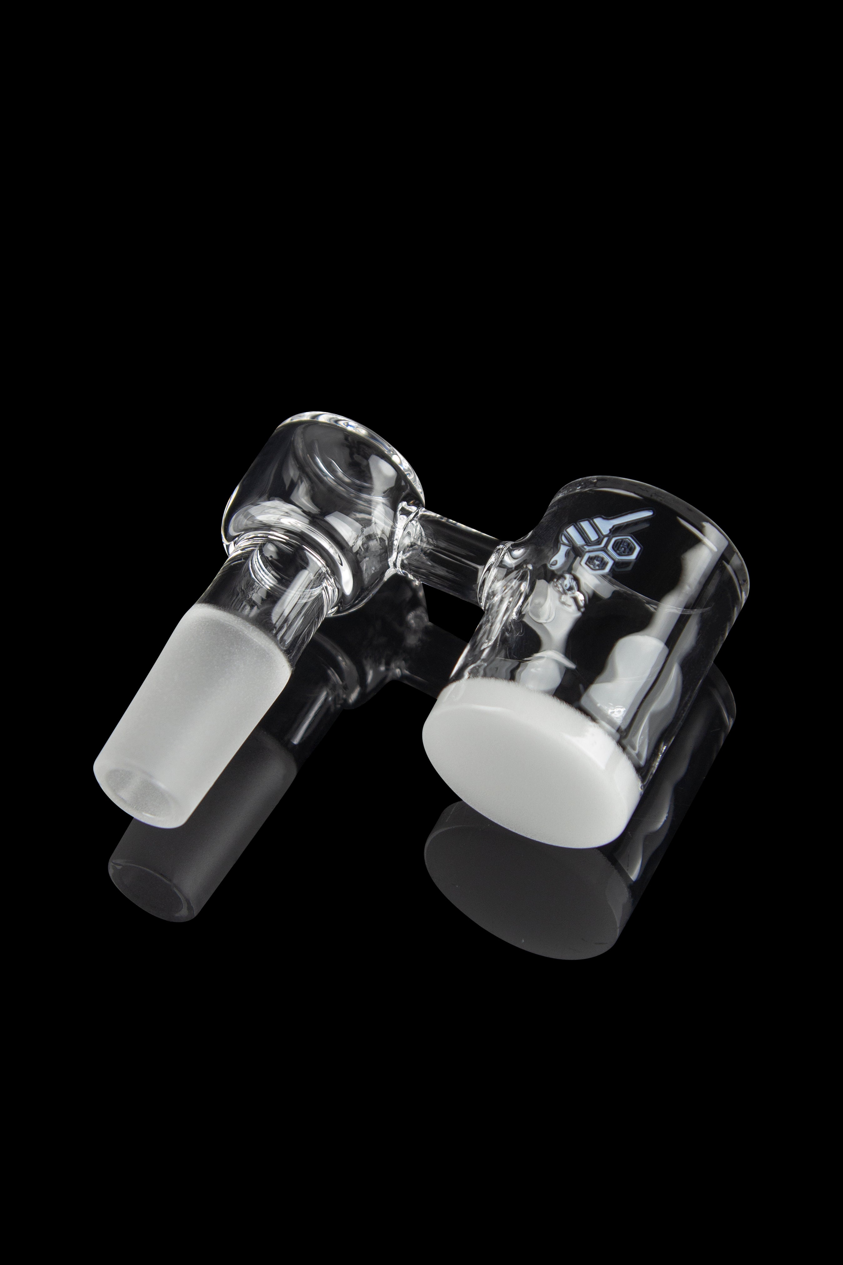 Honeybee Herb Honey & Milk Bevel Whirlwind Quartz Banger - Yellow Line