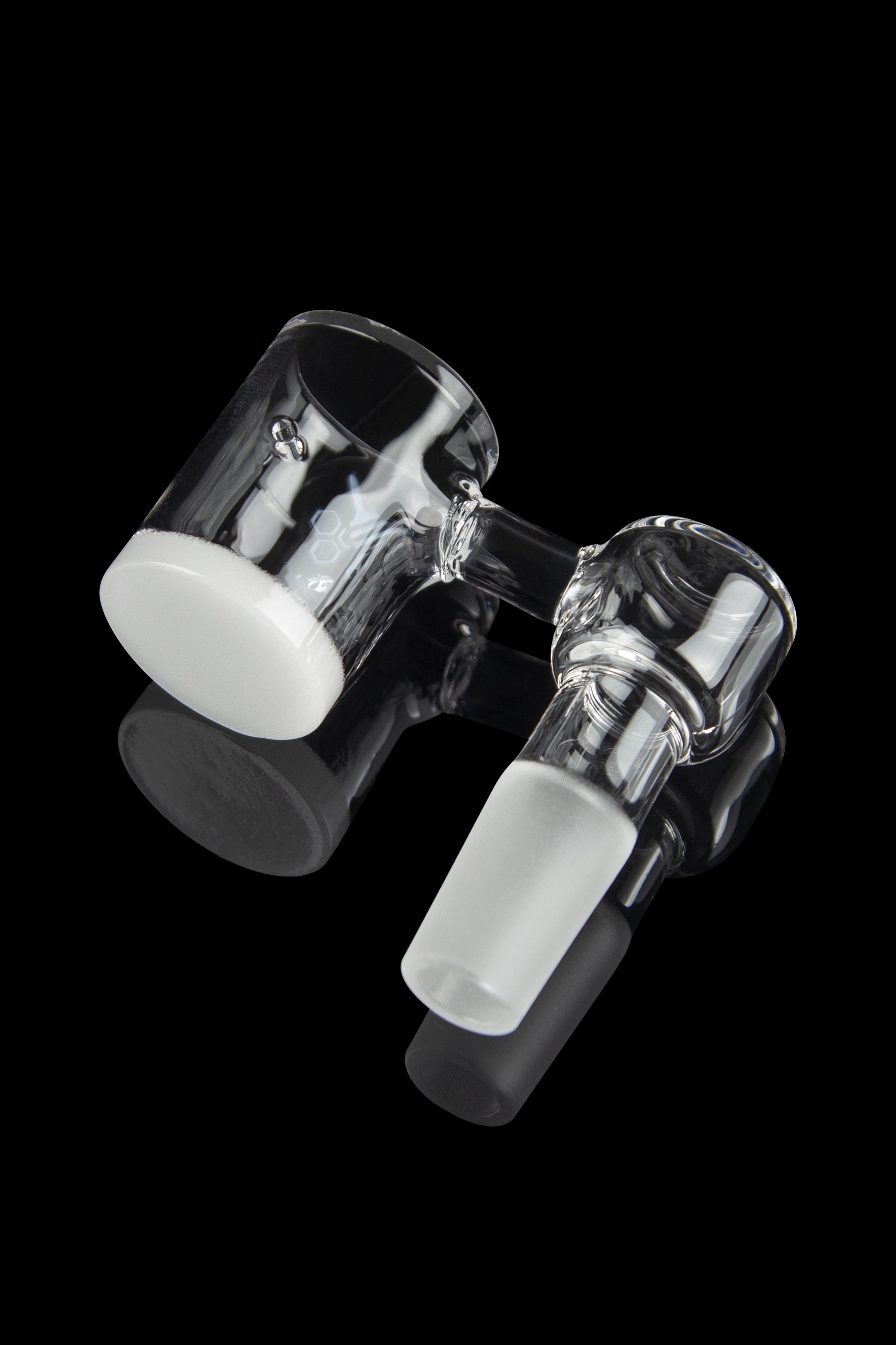 Honeybee Herb Honey & Milk Bevel Whirlwind Quartz Banger - Yellow Line