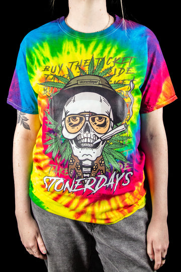 StonerDays Fear & Loathing Tie Dye T-Shirt - StonerDays Fear & Loathing Tie Dye T-Shirt