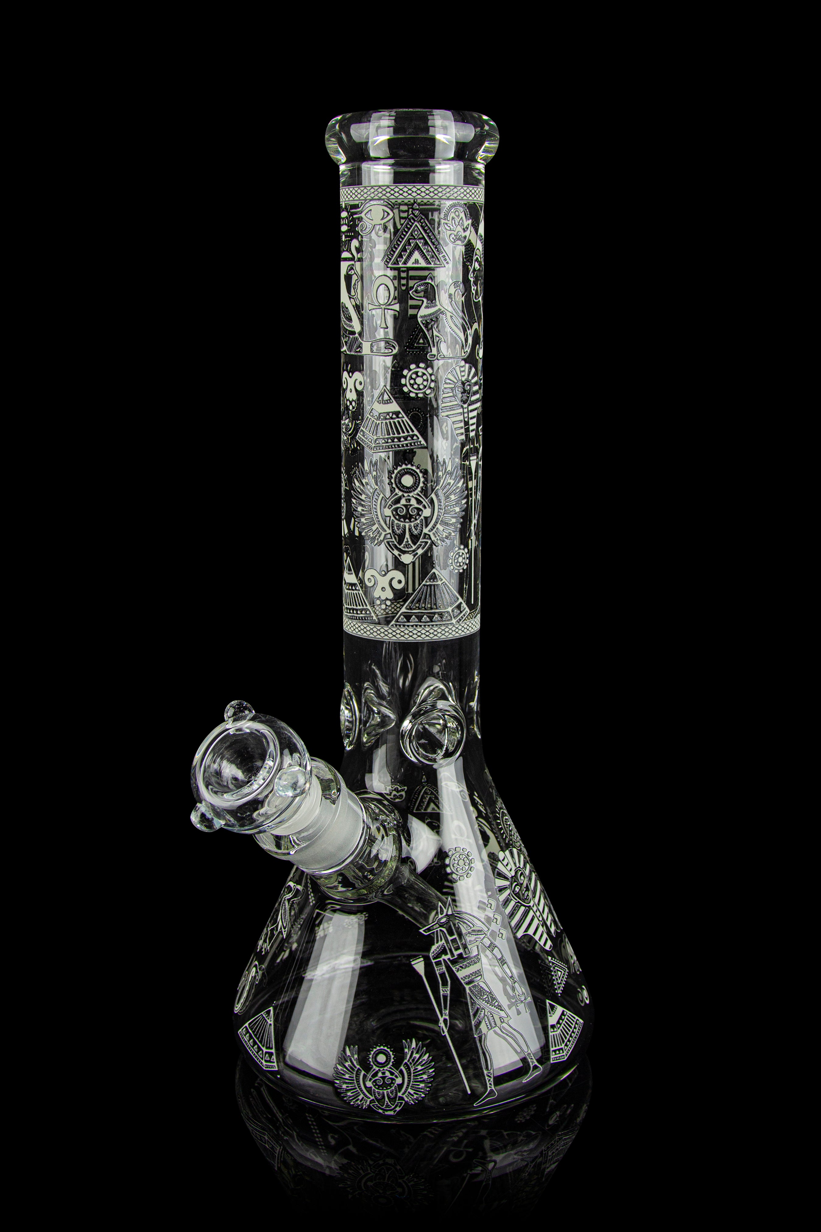 BONGS USA Glow in the Dark Egyptian Deities Bong