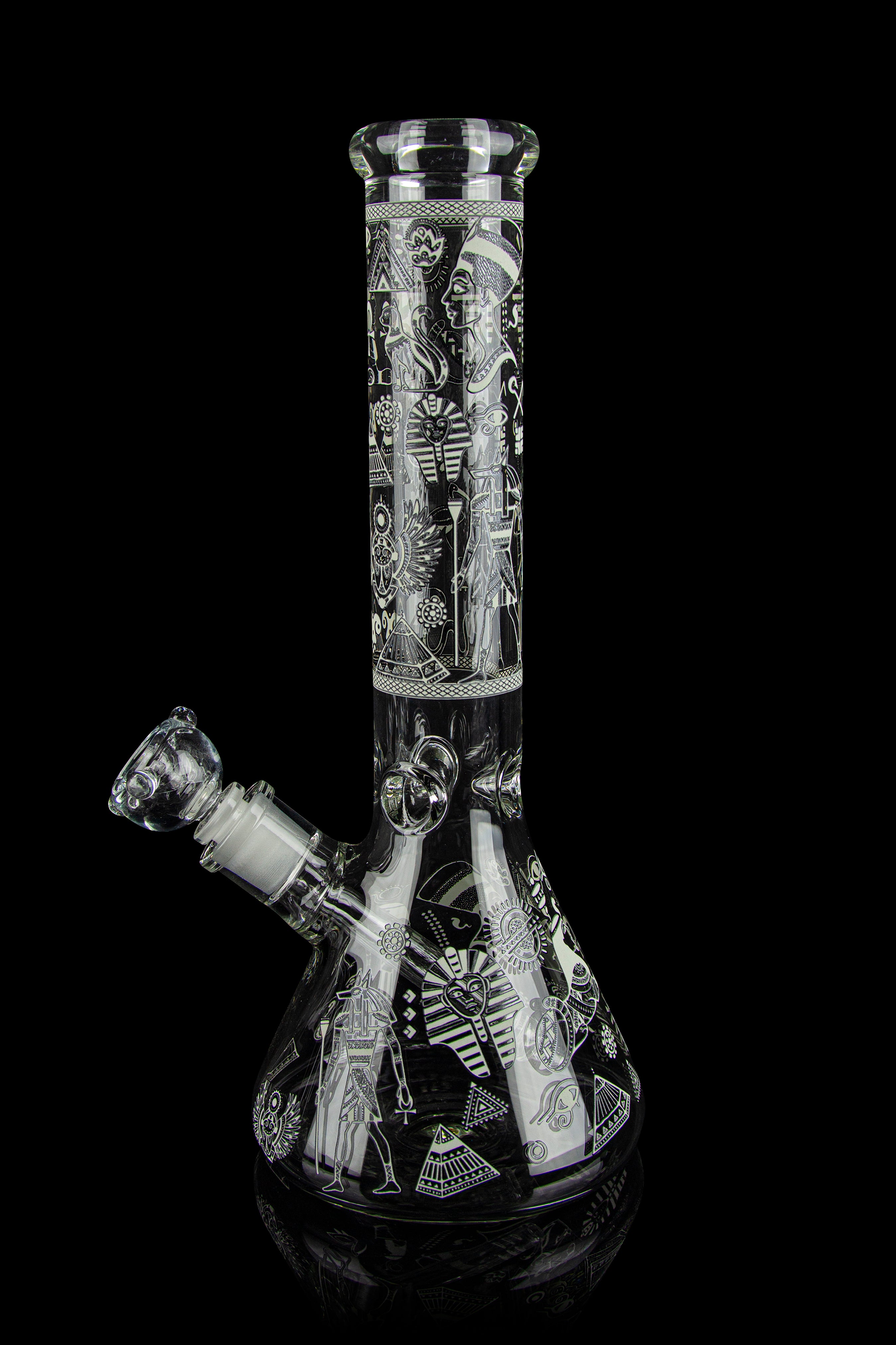 BONGS USA Glow in the Dark Egyptian Deities Bong