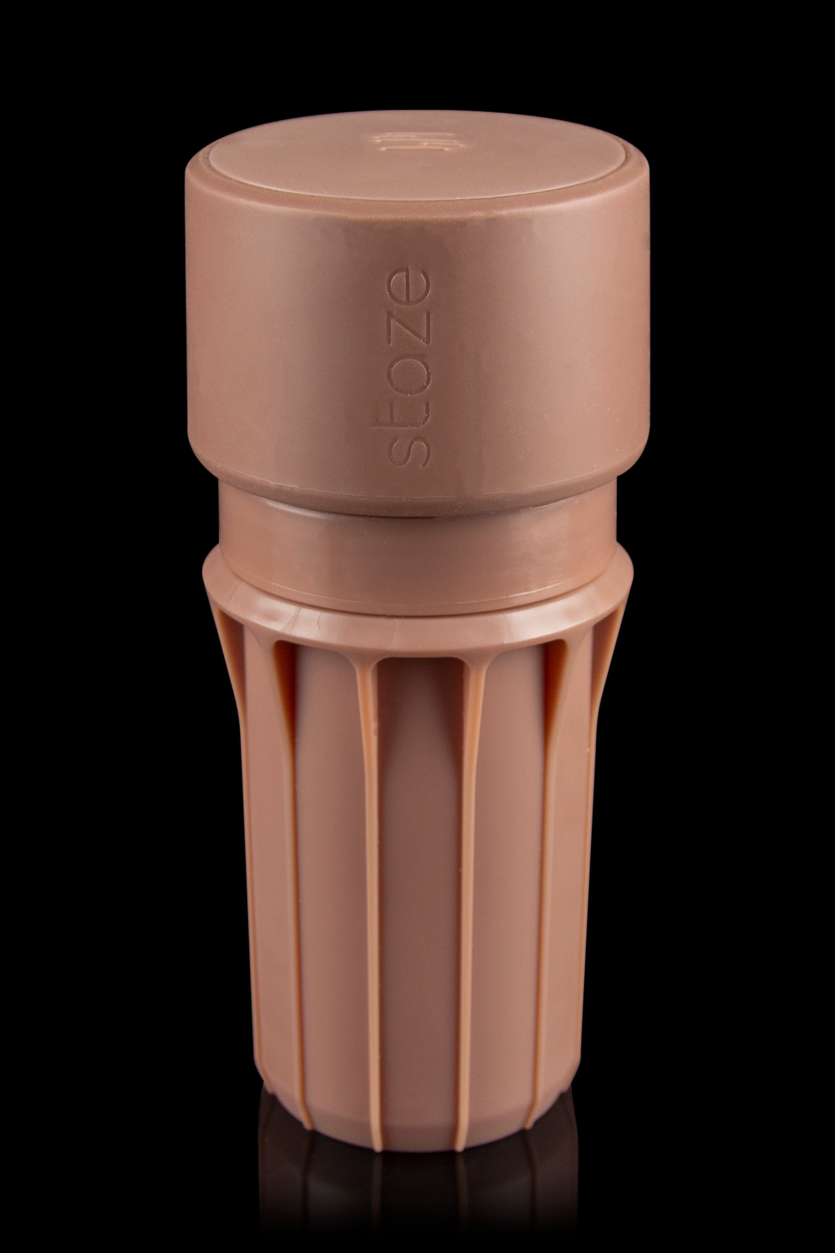 Silicone nectar collector with “stoze” branding, isolated on a black background.