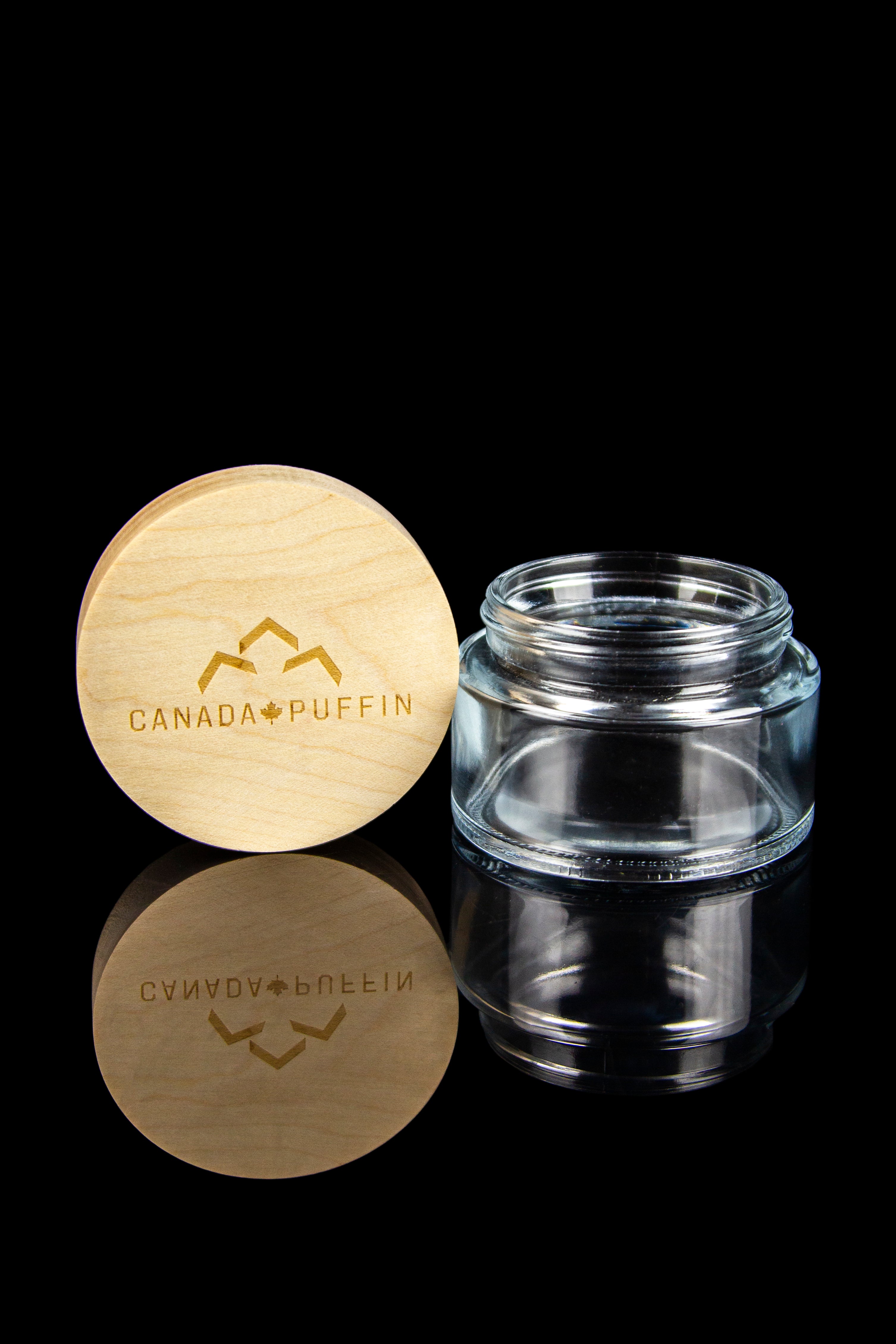 Canada Puffin Jasper Storage Jar