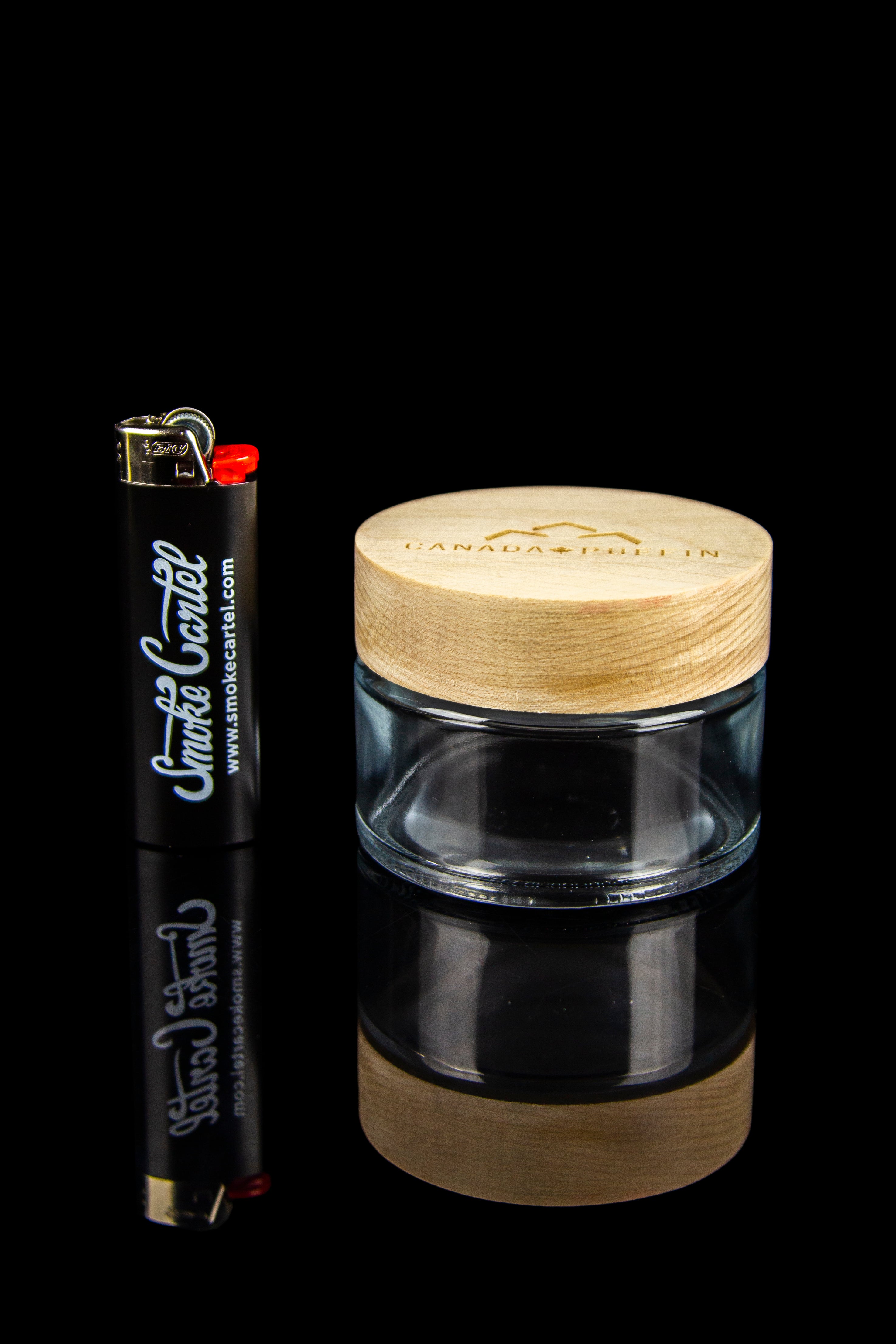 Canada Puffin Jasper Storage Jar