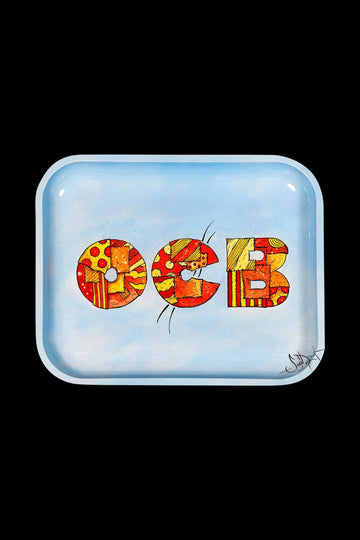 Large - OCB "Patchwork" Metal Rolling Tray