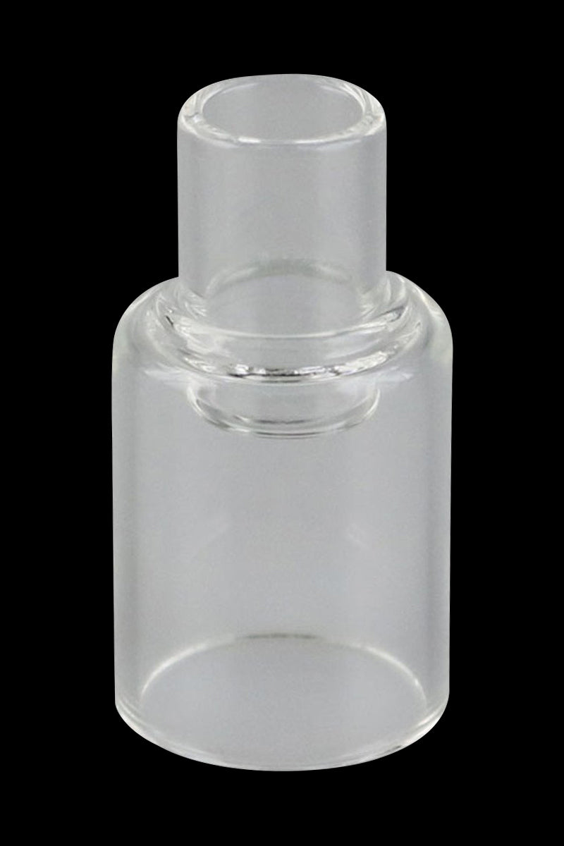 Front view of the Pulsar APX Wax / Volt Glass Mouthpiece 5-pack, showing clear glass pieces arranged for display.